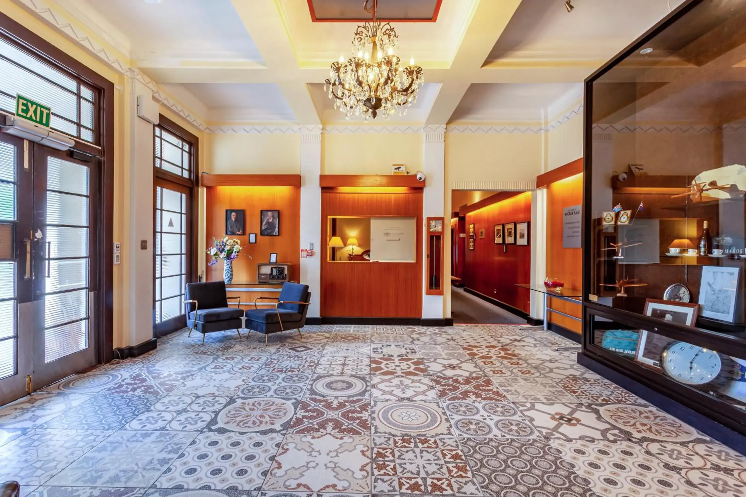 Lobby or reception in Wigram Hotel Lobby or reception in Wigram Hotel