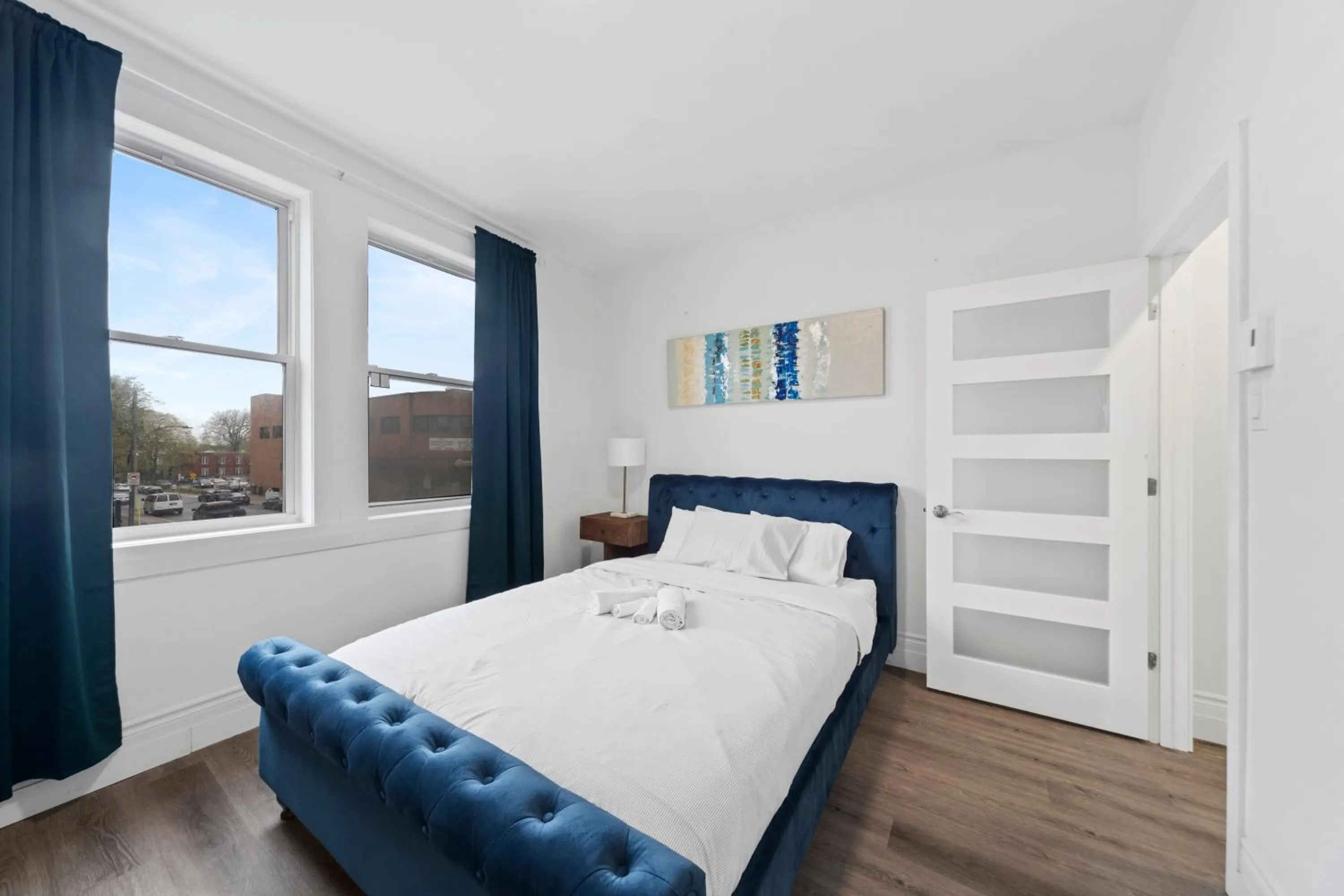 Bed in Stonewall Suites