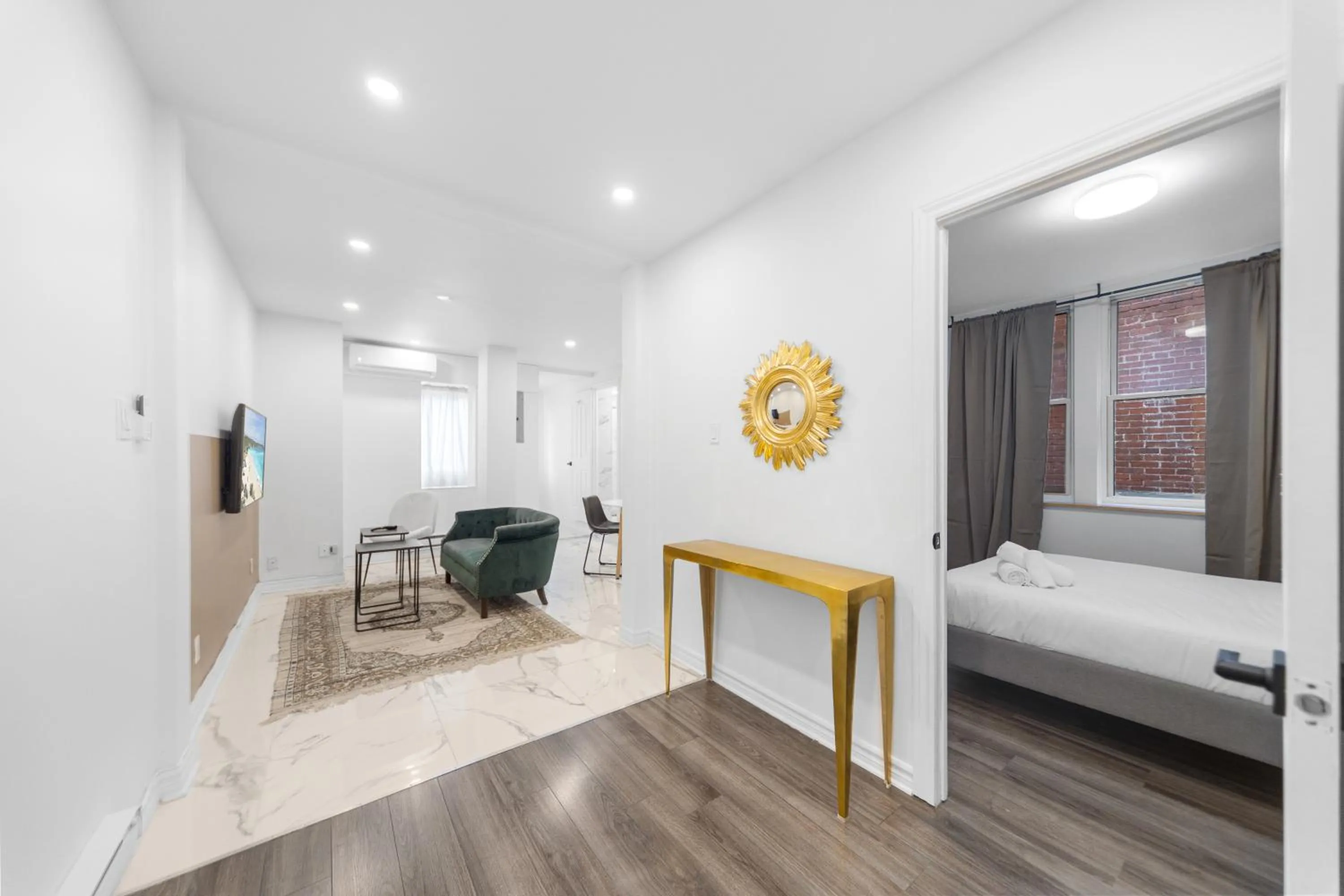 Bed in Stonewall Suites