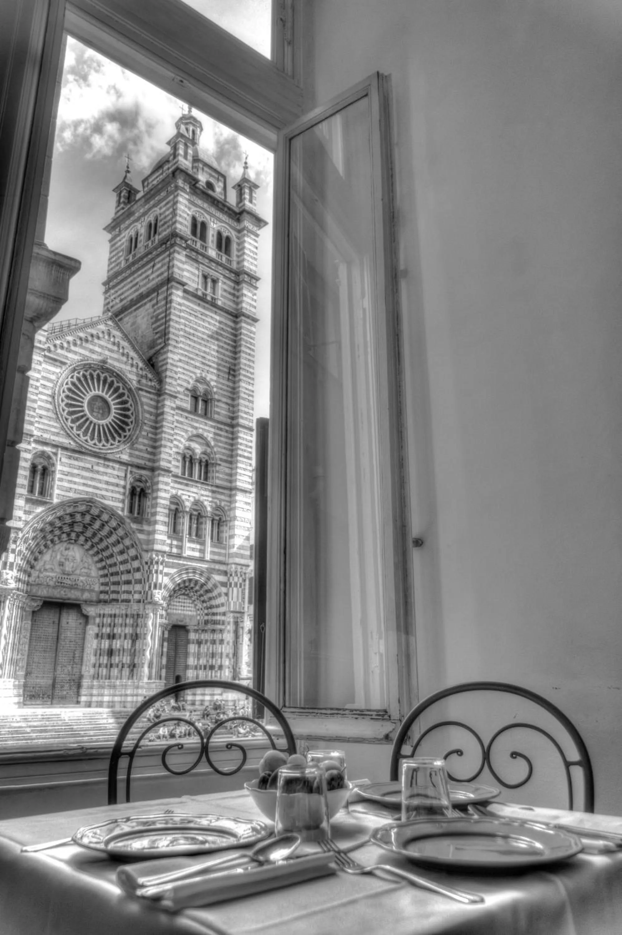 Dining area in Palazzo Cicala