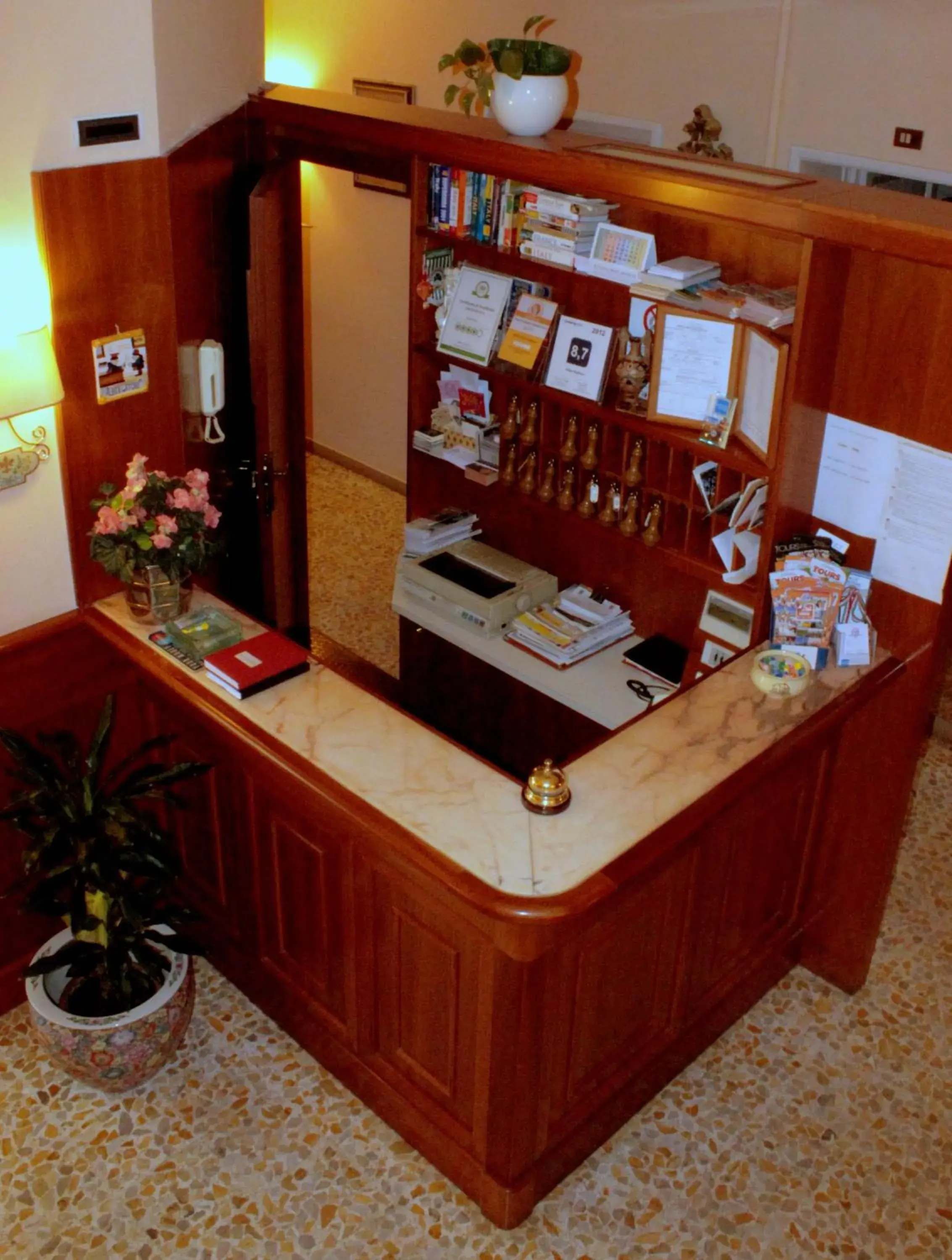 Lobby or reception in Hotel Beatrice Lobby or reception in Hotel Beatrice