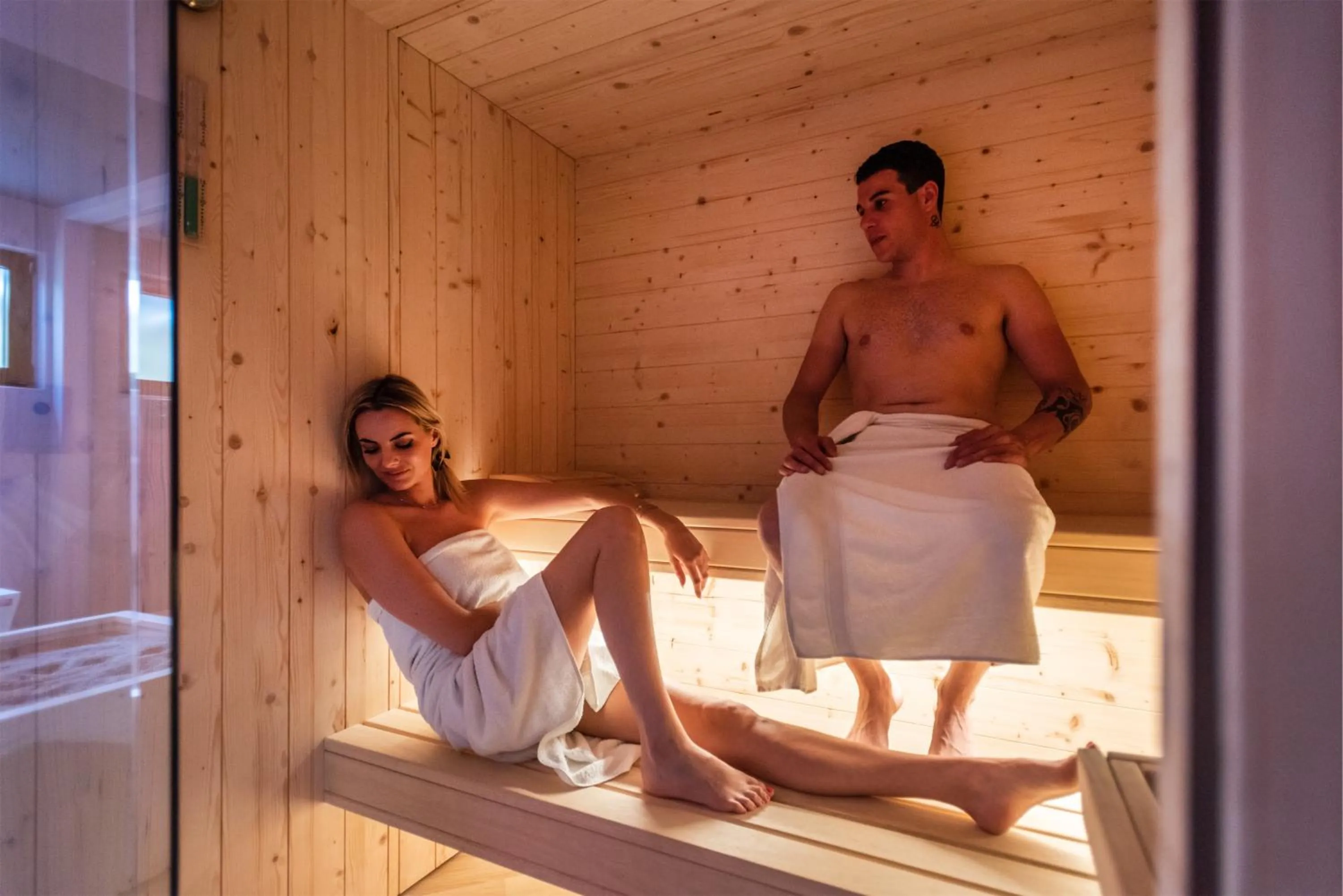 Sauna in Hotel Gabry