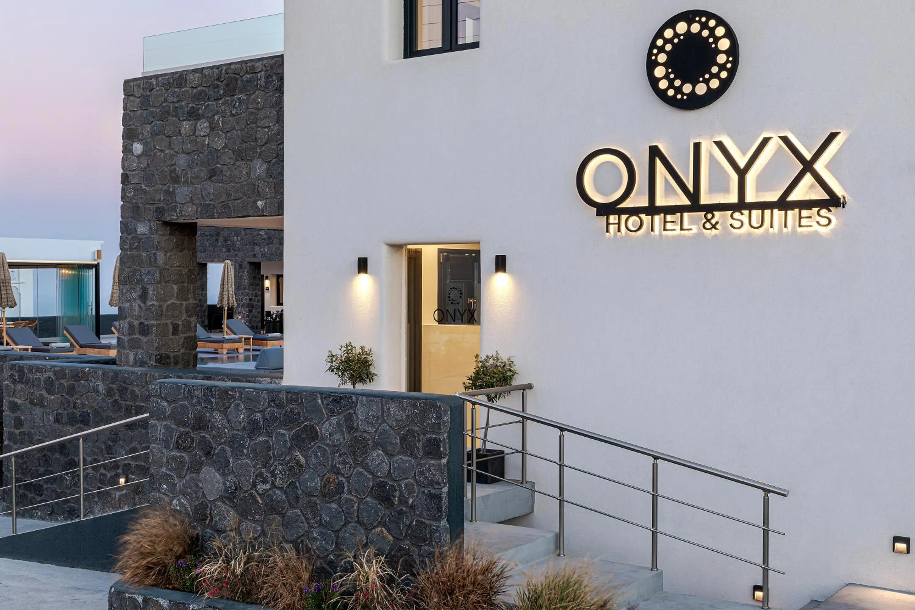 Property building in Onyx Hotel & Suites