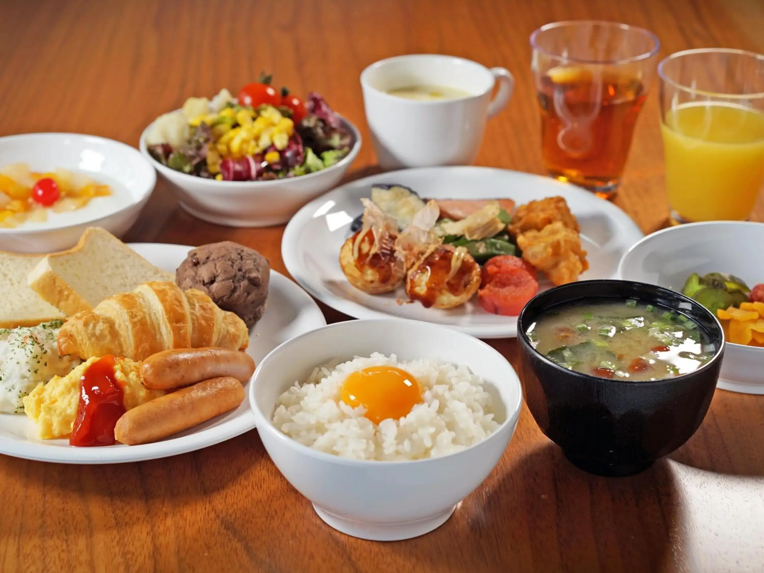 Buffet breakfast in CHISUN STANDARD Osaka Shin-Imamiya Buffet breakfast in CHISUN STANDARD Osaka Shin-Imamiya