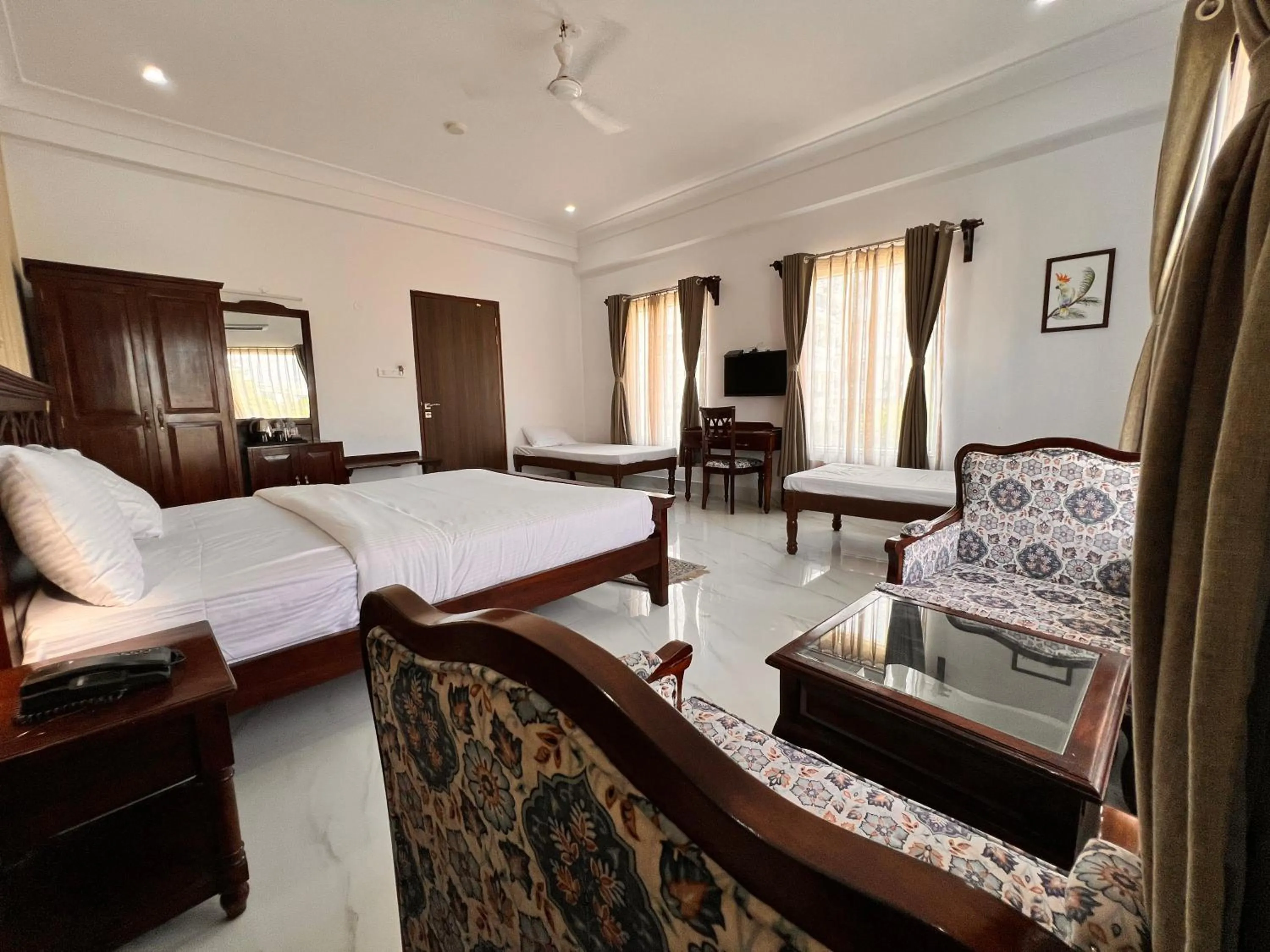 Bed in Revaas Lake View Boutique Stay