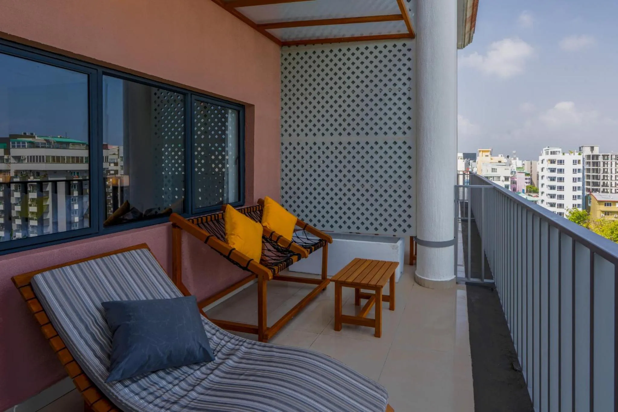 Balcony/Terrace in Manhattan Business Hotel, Male
