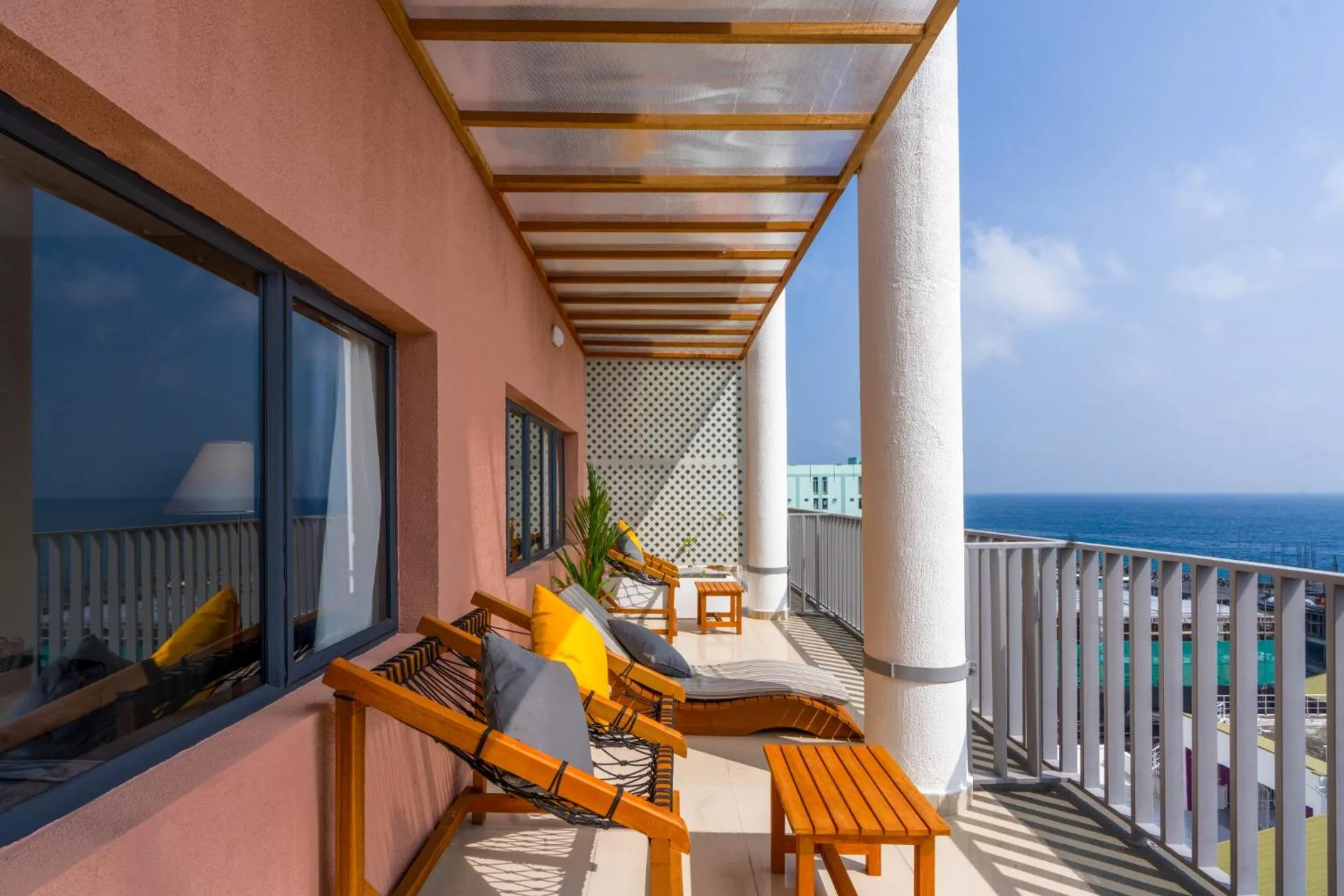 Balcony/Terrace in Manhattan Business Hotel, Male