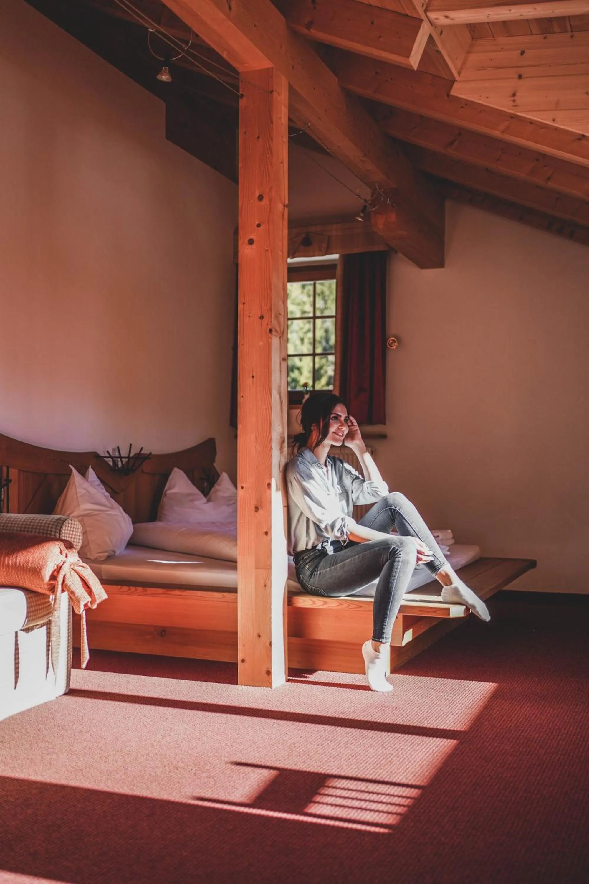 Bed in Skihotel Weiberhimmel