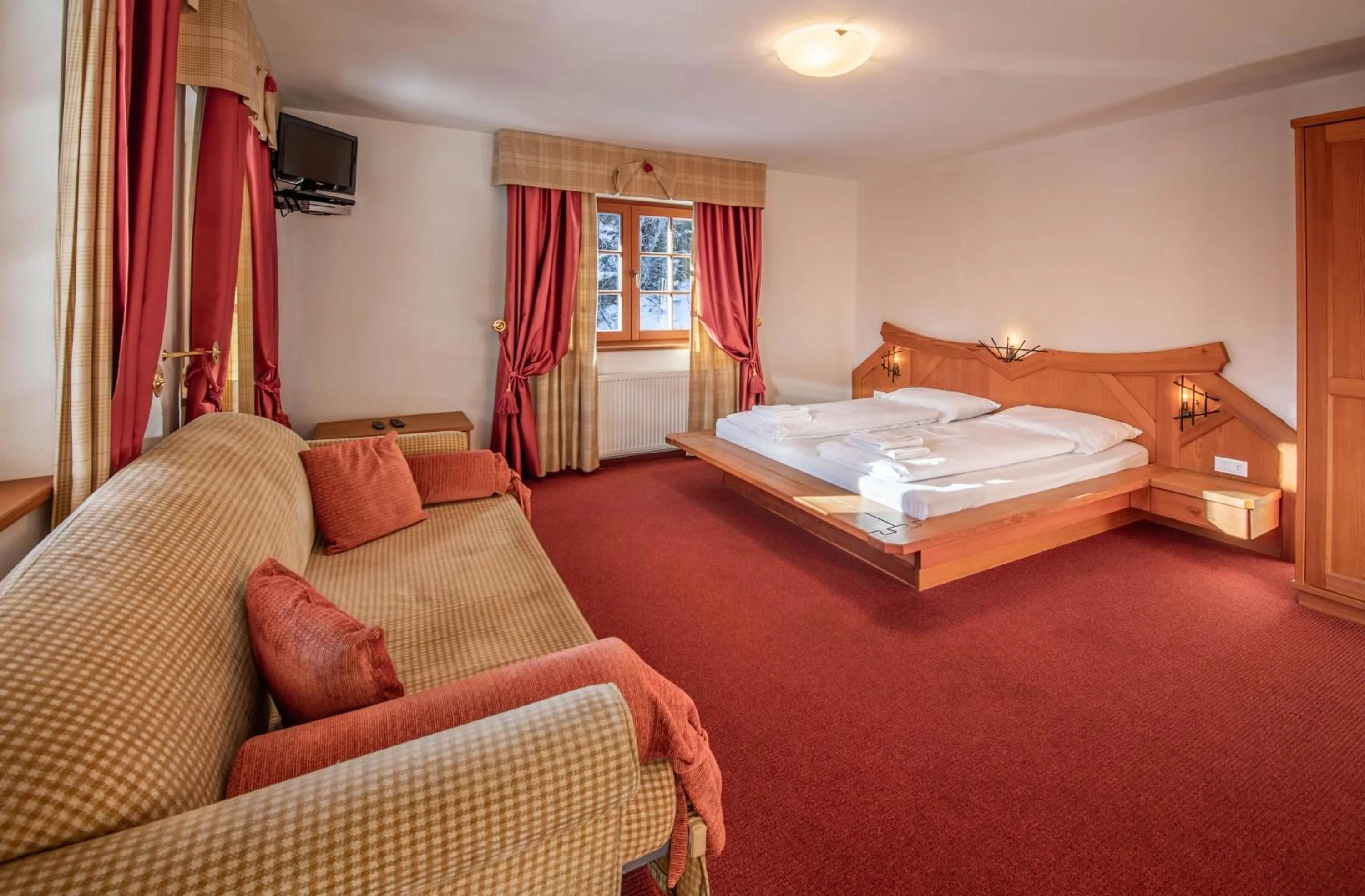 Bed in Skihotel Weiberhimmel