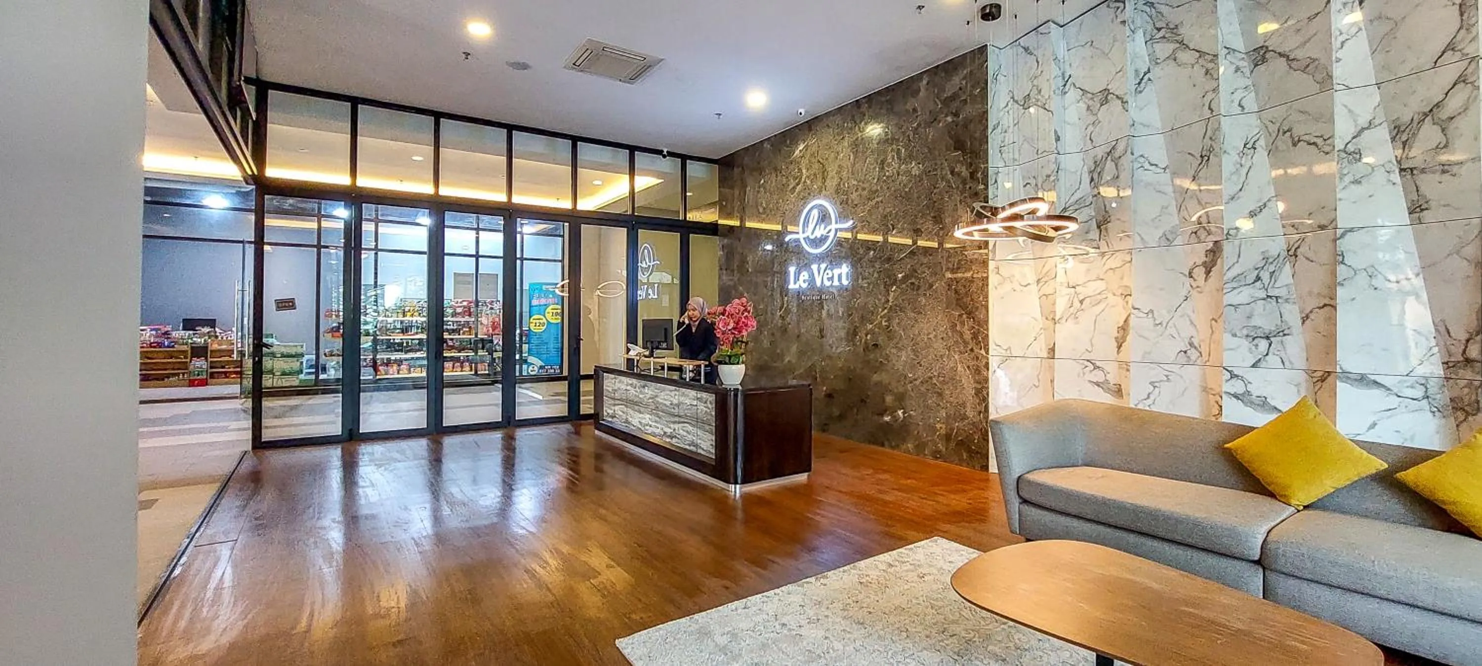 Lobby or reception in Le Vert Boutique Hotel