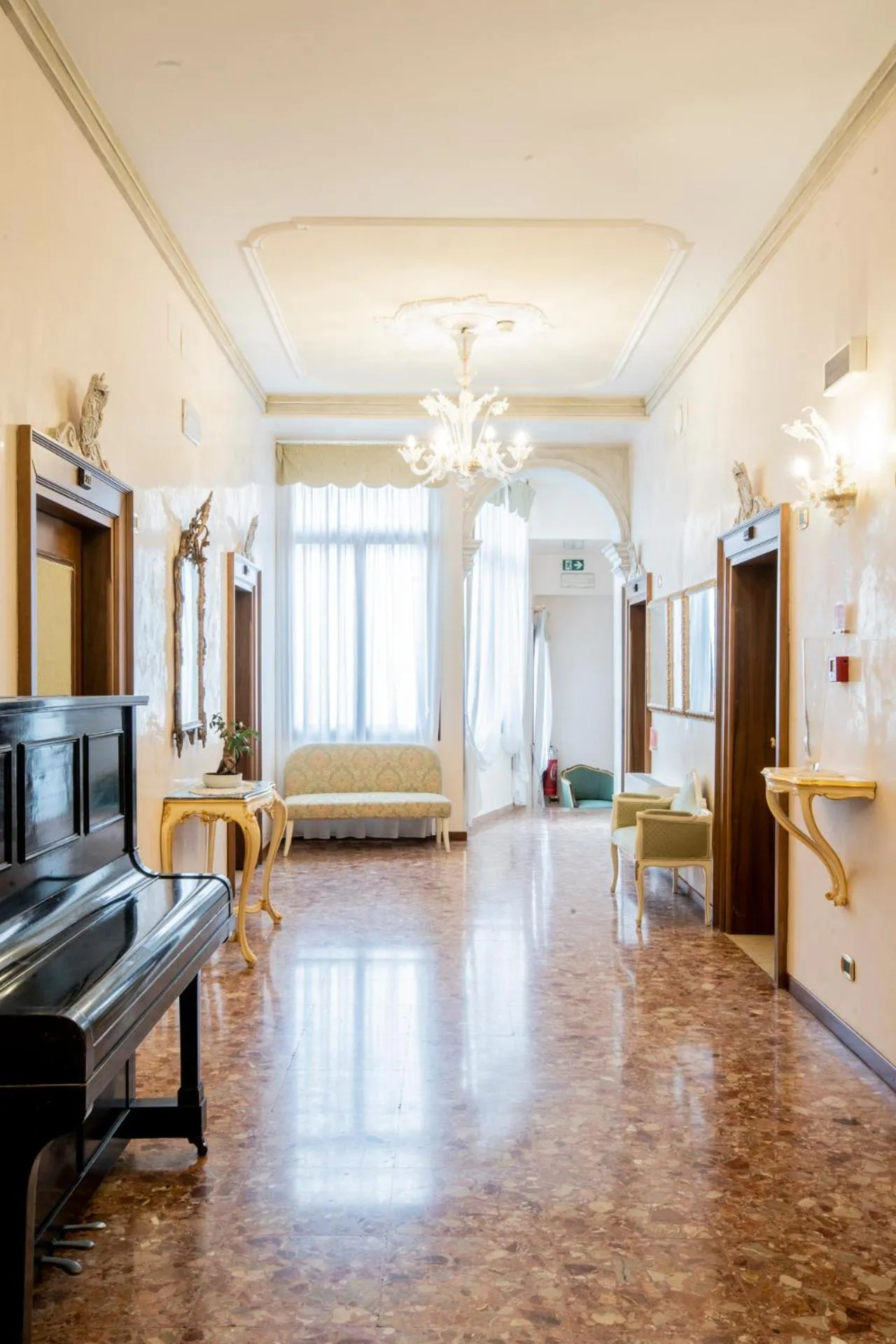 Decorative detail, Bed in Hotel Ateneo