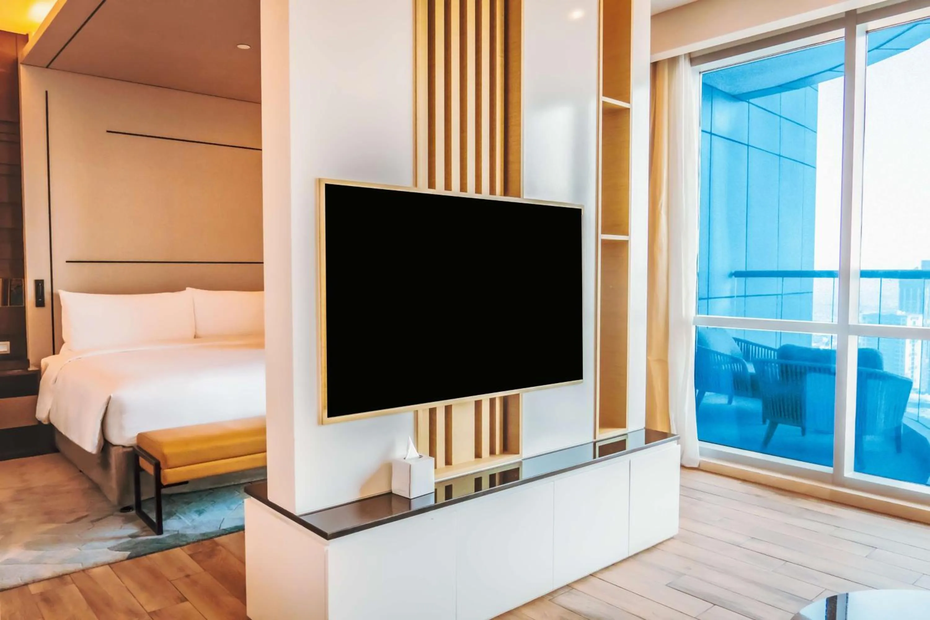 Bed in Hilton Bahrain