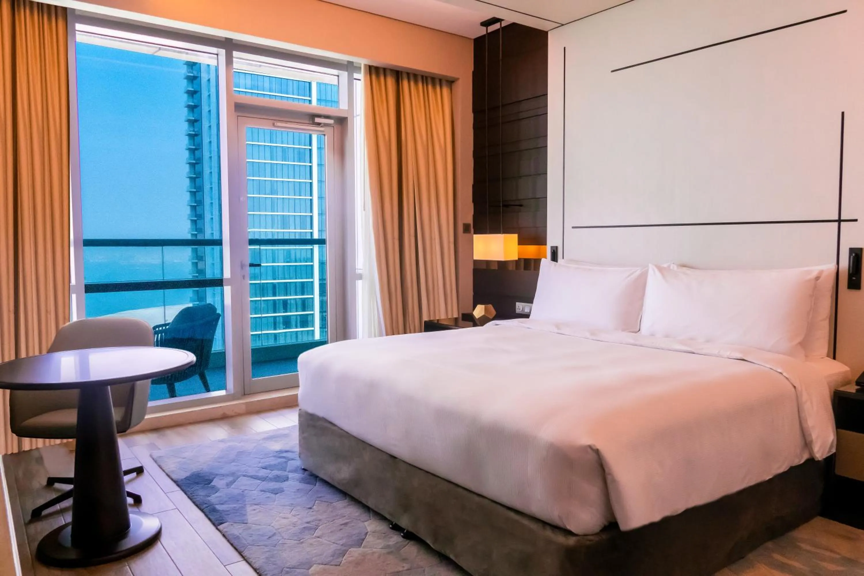 Photo of the whole room, Bed in Hilton Bahrain