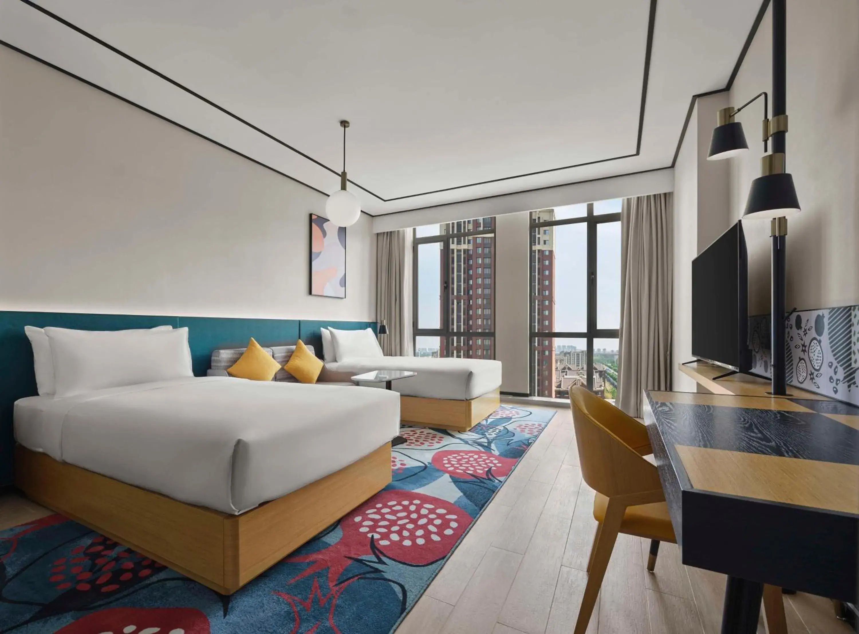 Twin Room in Hilton Garden Inn Tianjin Huayuan Twin Room in Hilton Garden Inn Tianjin Huayuan