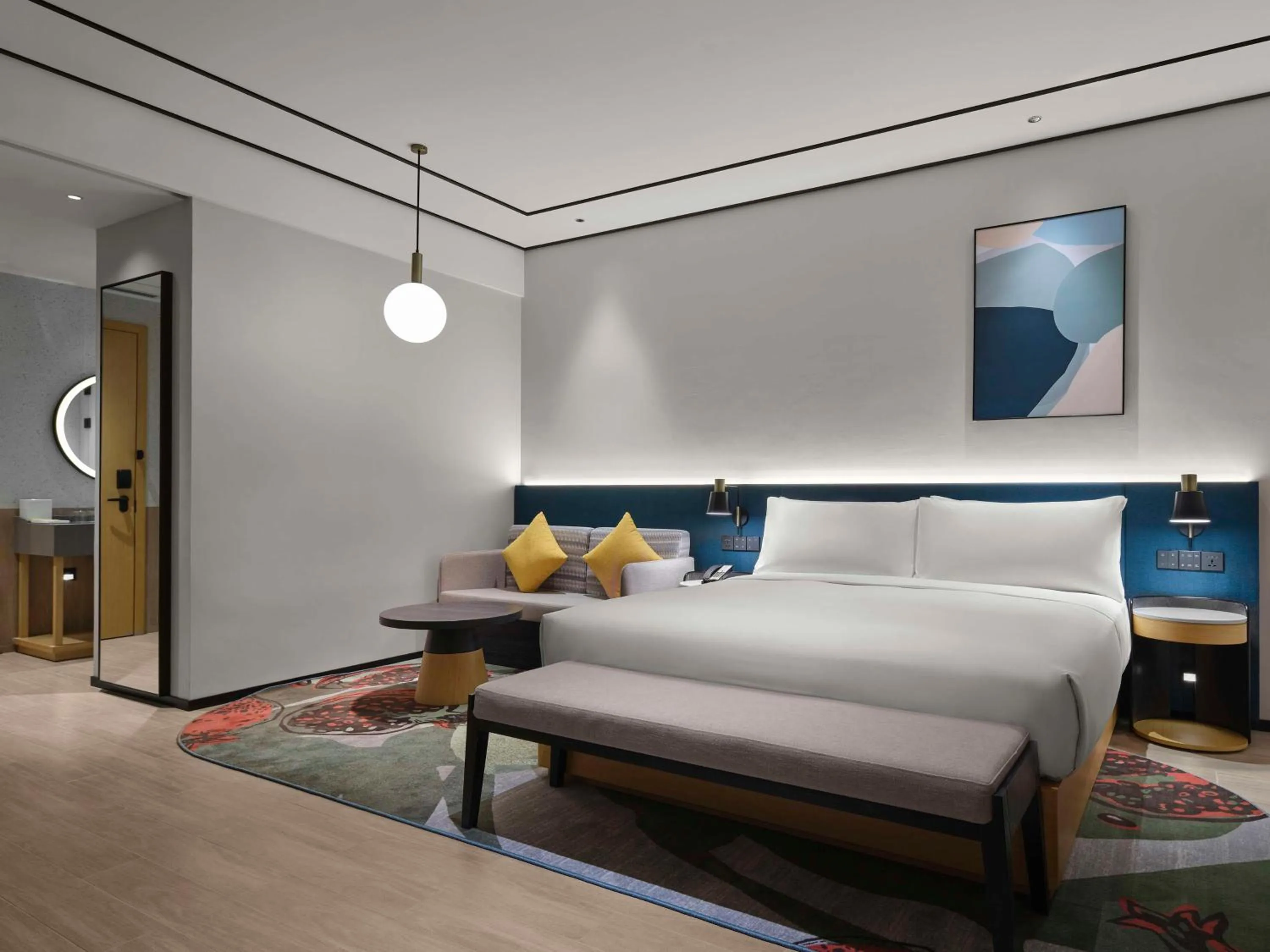 Bed in Hilton Garden Inn Tianjin Huayuan