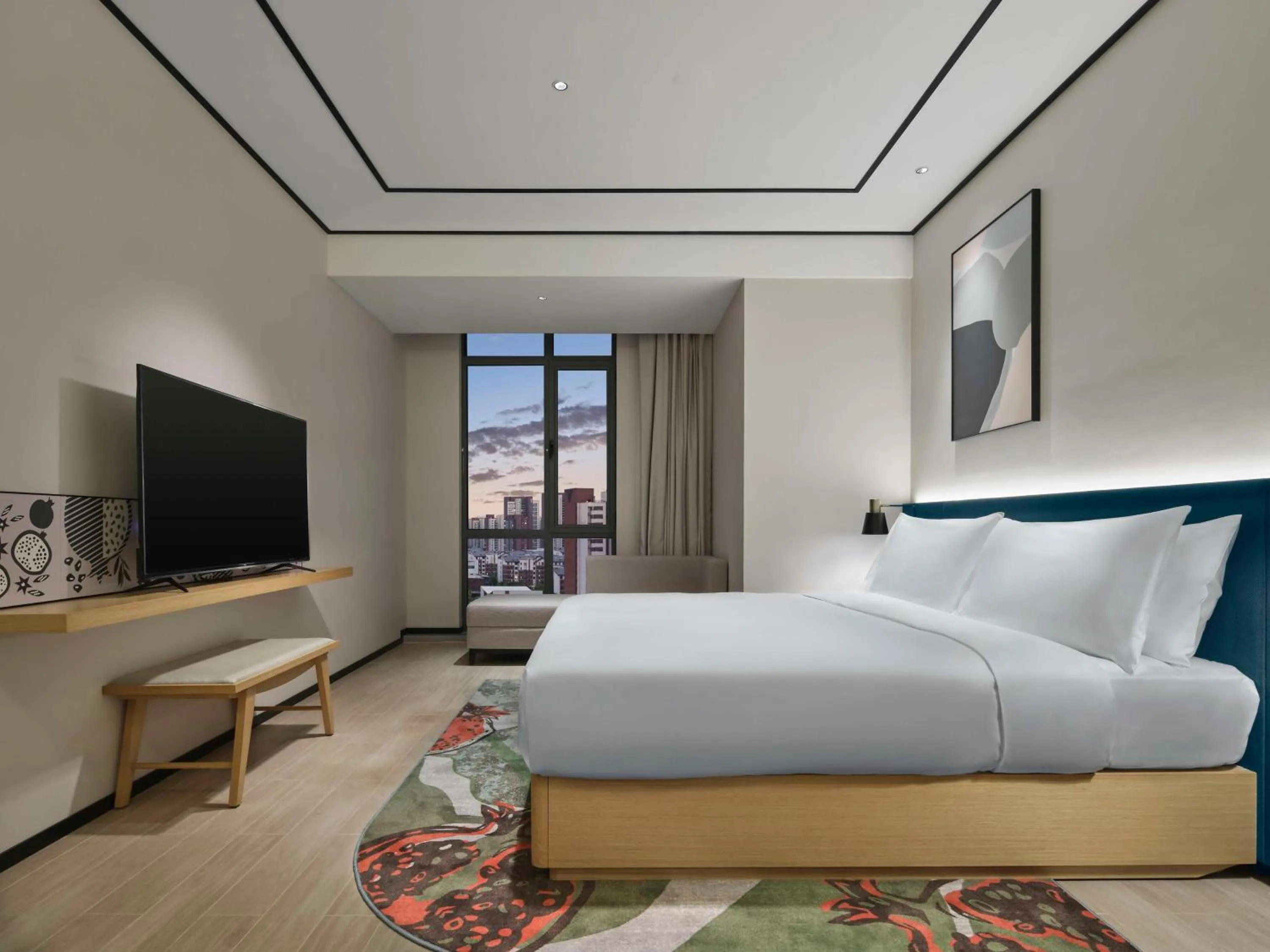 Bed in Hilton Garden Inn Tianjin Huayuan