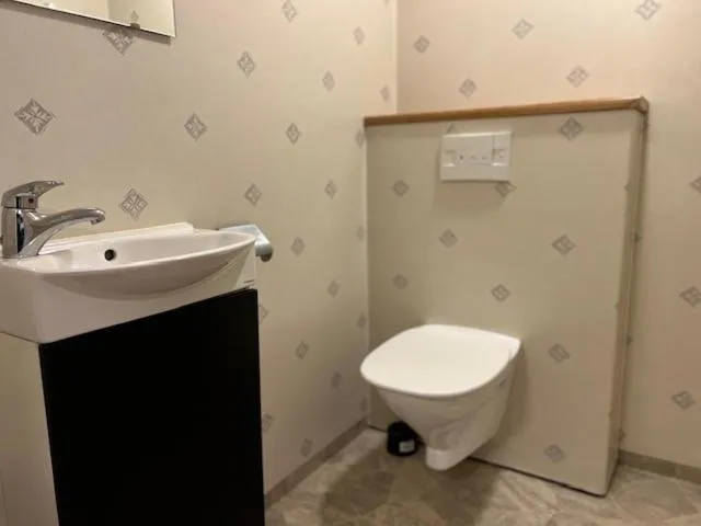 Toilet in Birkagatan - Visby Lägenhetshotell