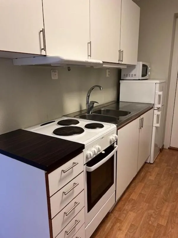 Kitchen or kitchenette in Birkagatan - Visby Lägenhetshotell