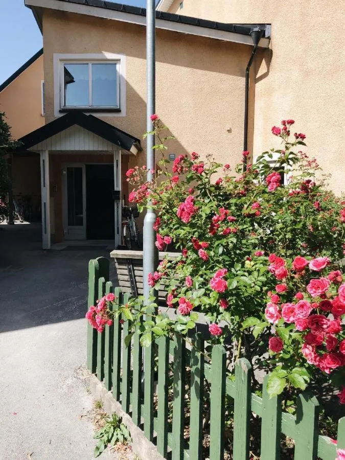 Facade/entrance in Birkagatan - Visby Lägenhetshotell