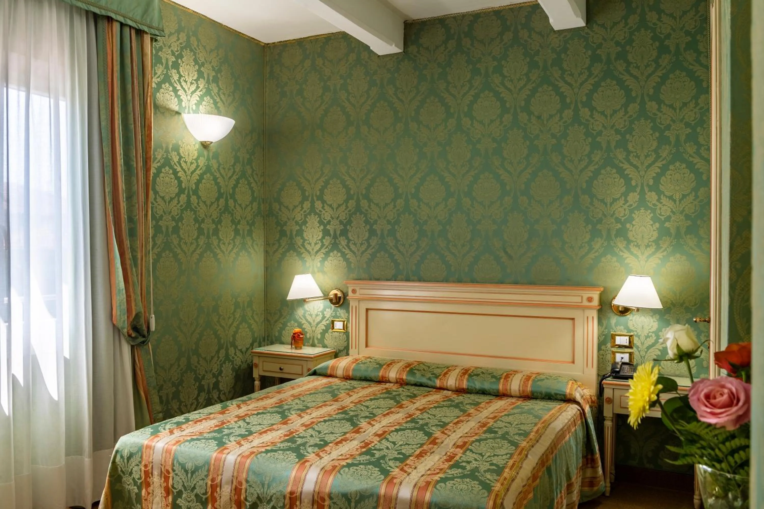 Bed in Hotel Villa Delle Palme