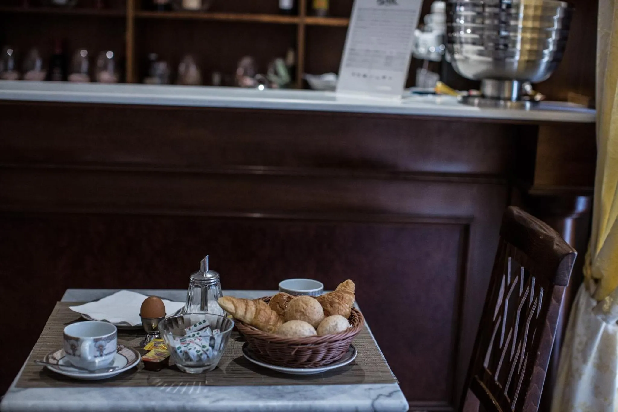 Continental breakfast in Hotel Grifo