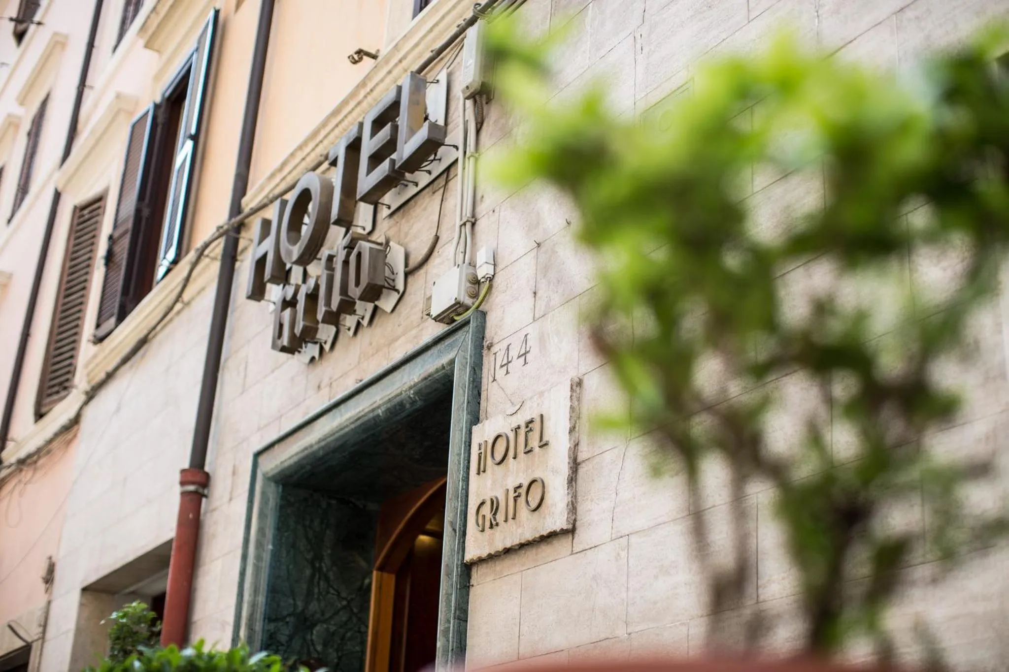 Facade/entrance in Hotel Grifo