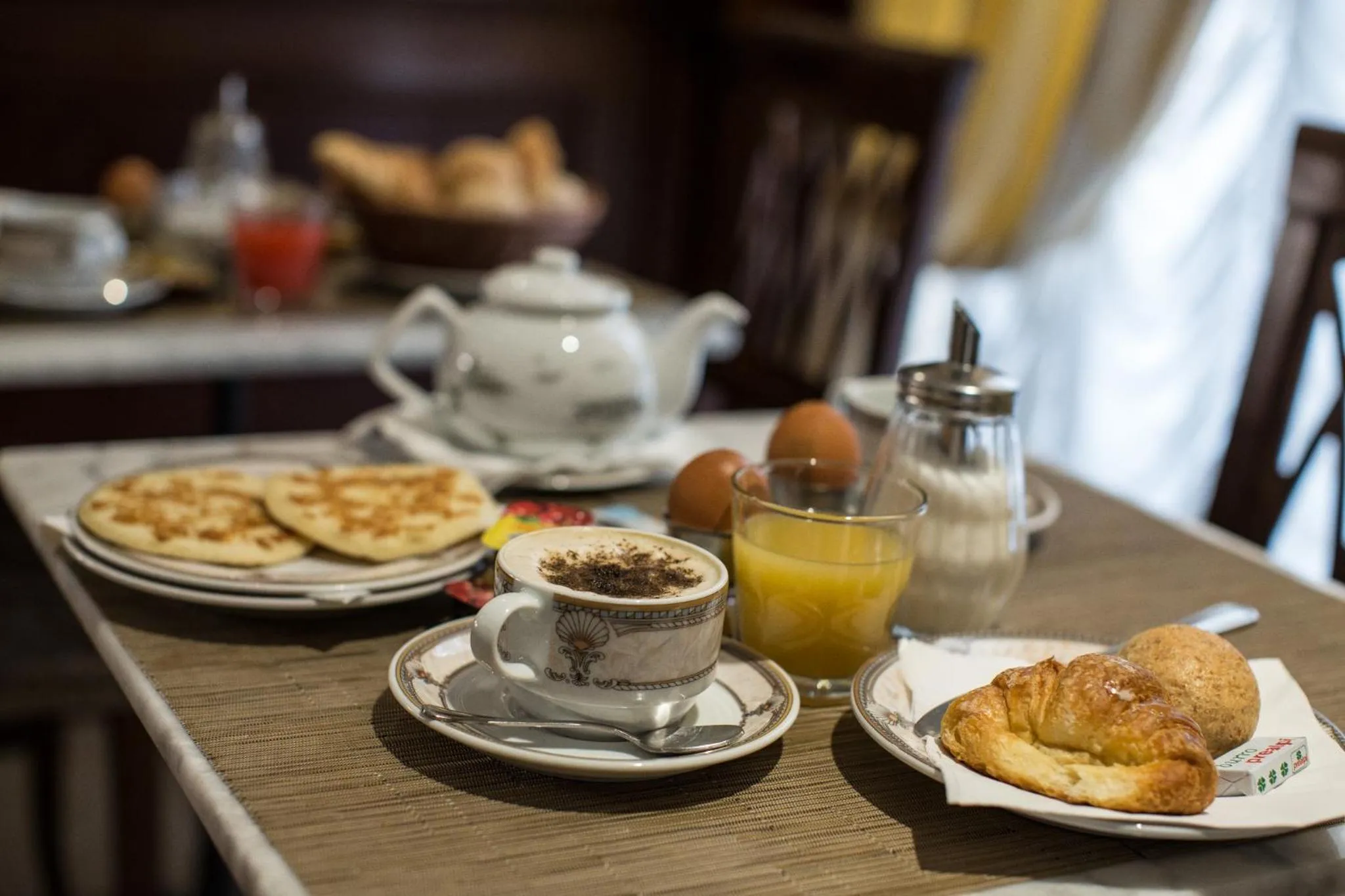 Continental breakfast in Hotel Grifo