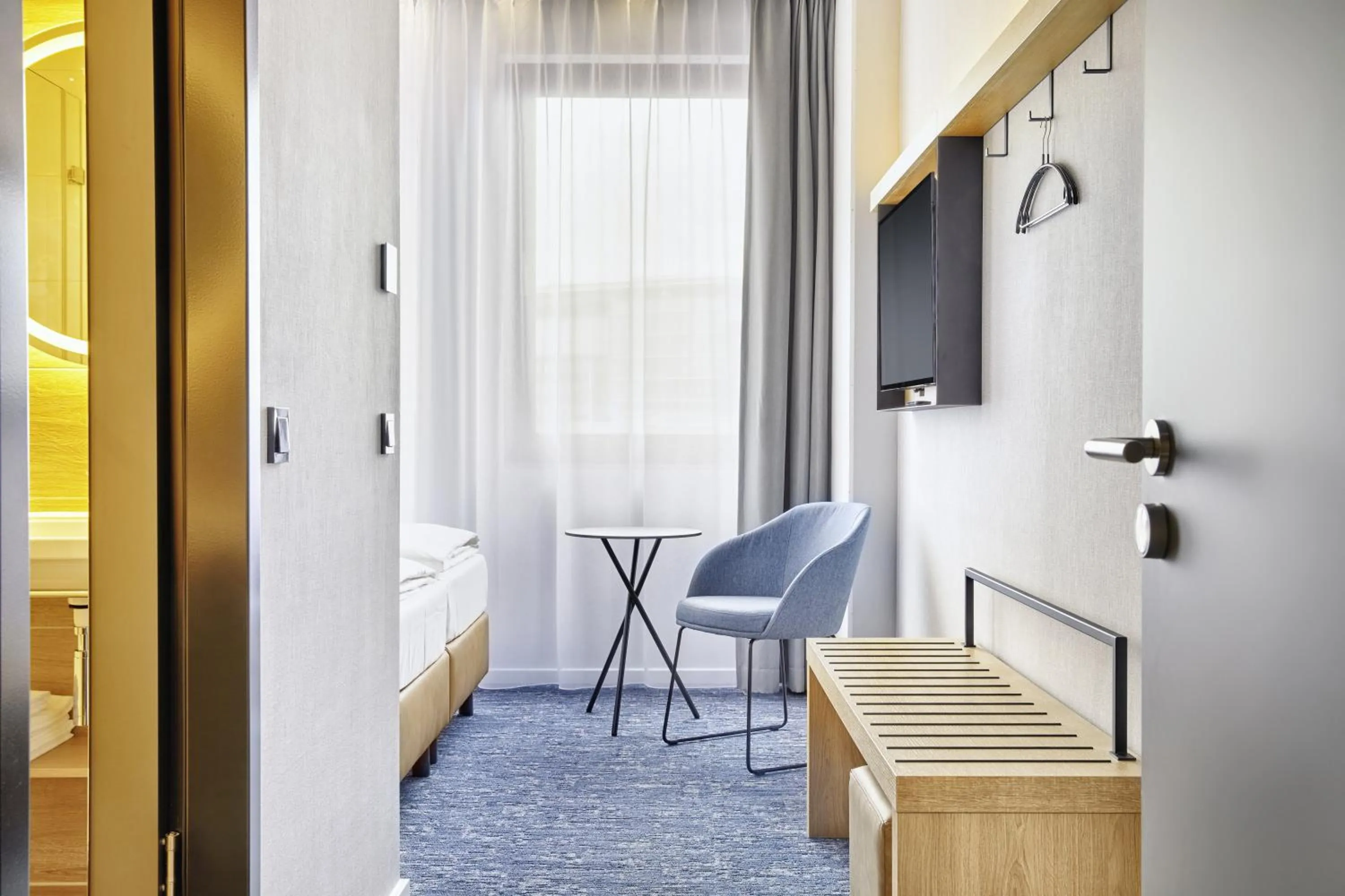 Living room in H2 Hotel Düsseldorf Seestern