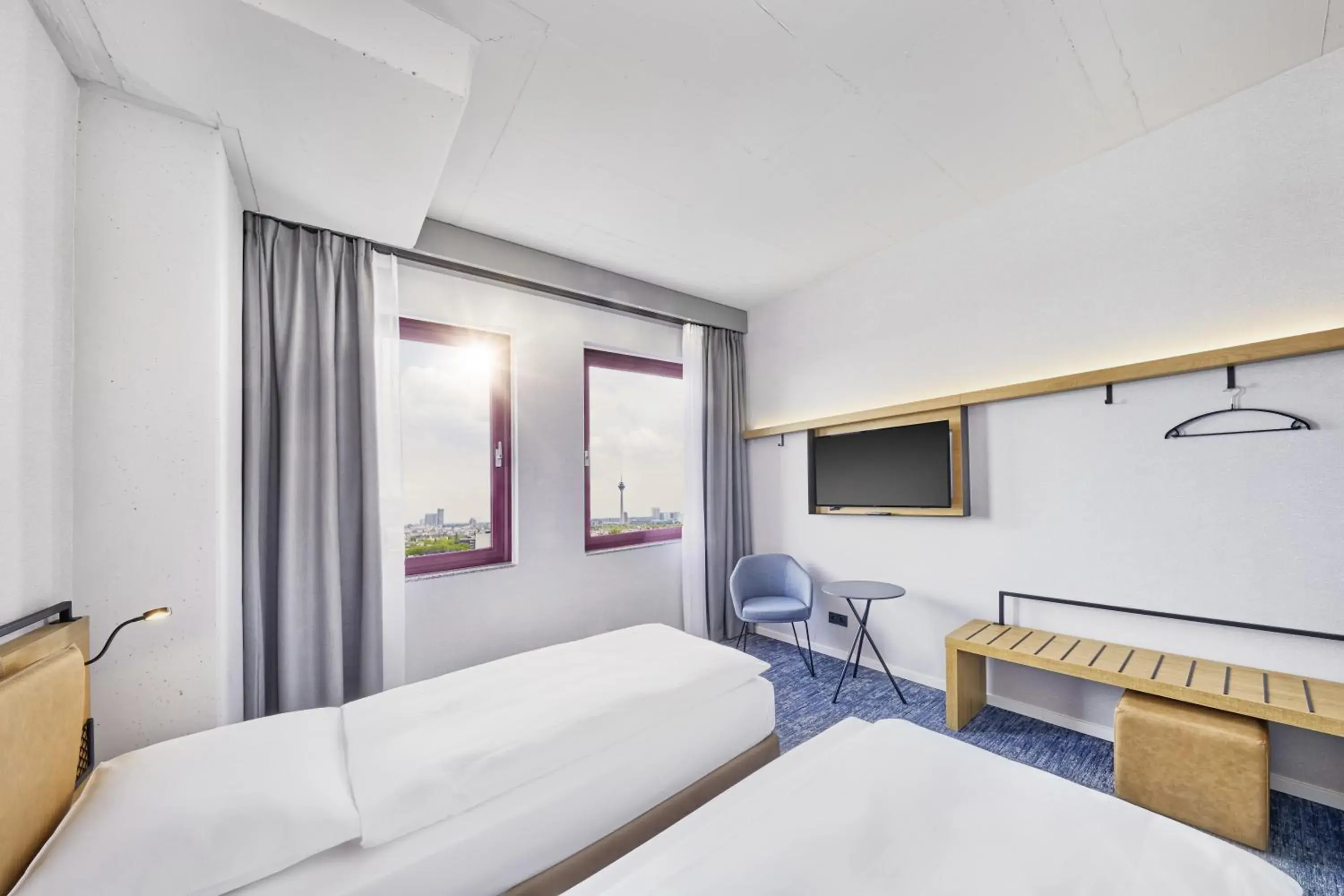 Bedroom, Bed in H2 Hotel Düsseldorf Seestern Bedroom, Bed in H2 Hotel Düsseldorf Seestern