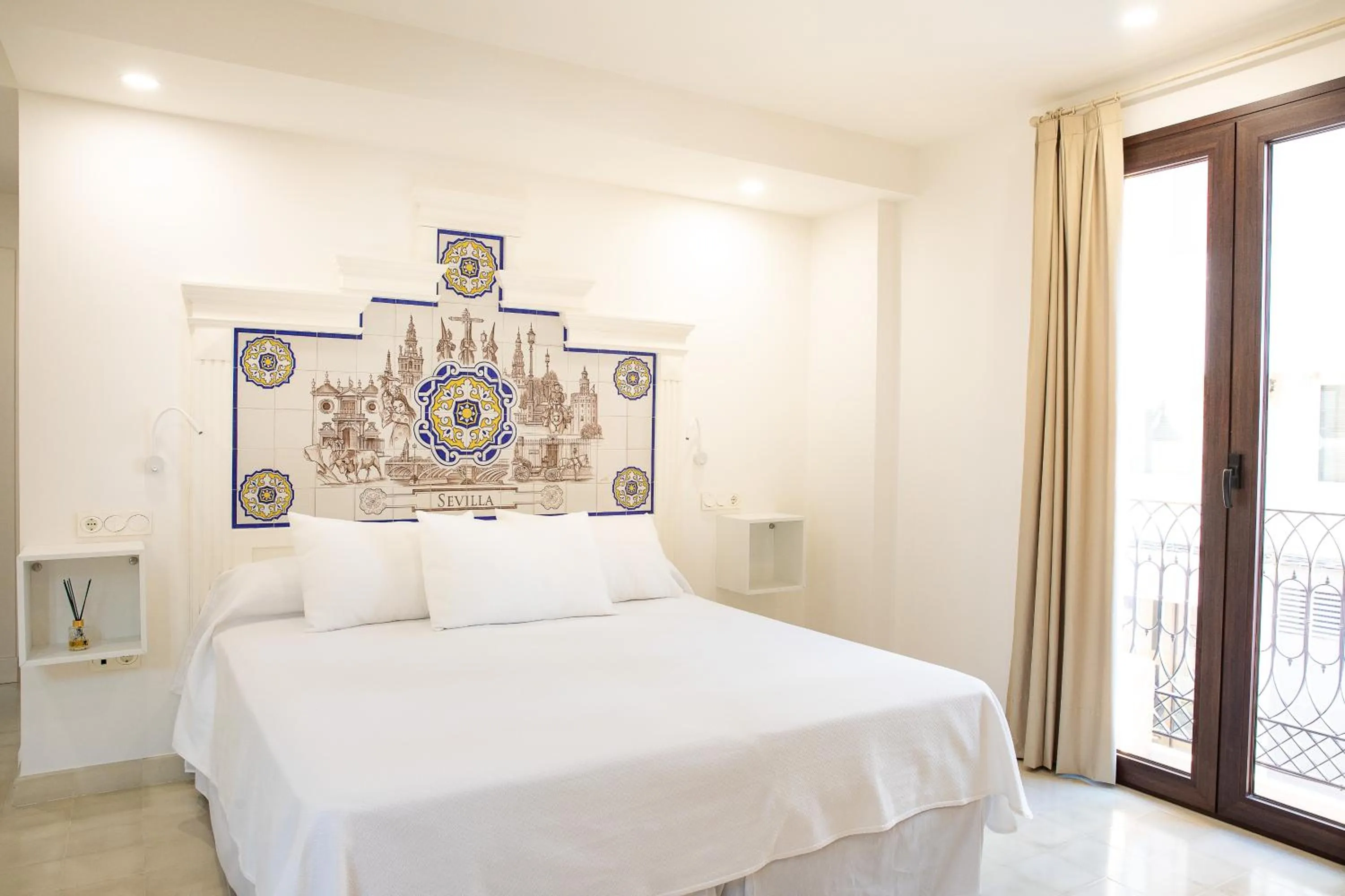 Bed in Posada Boutique El Gallo Morón