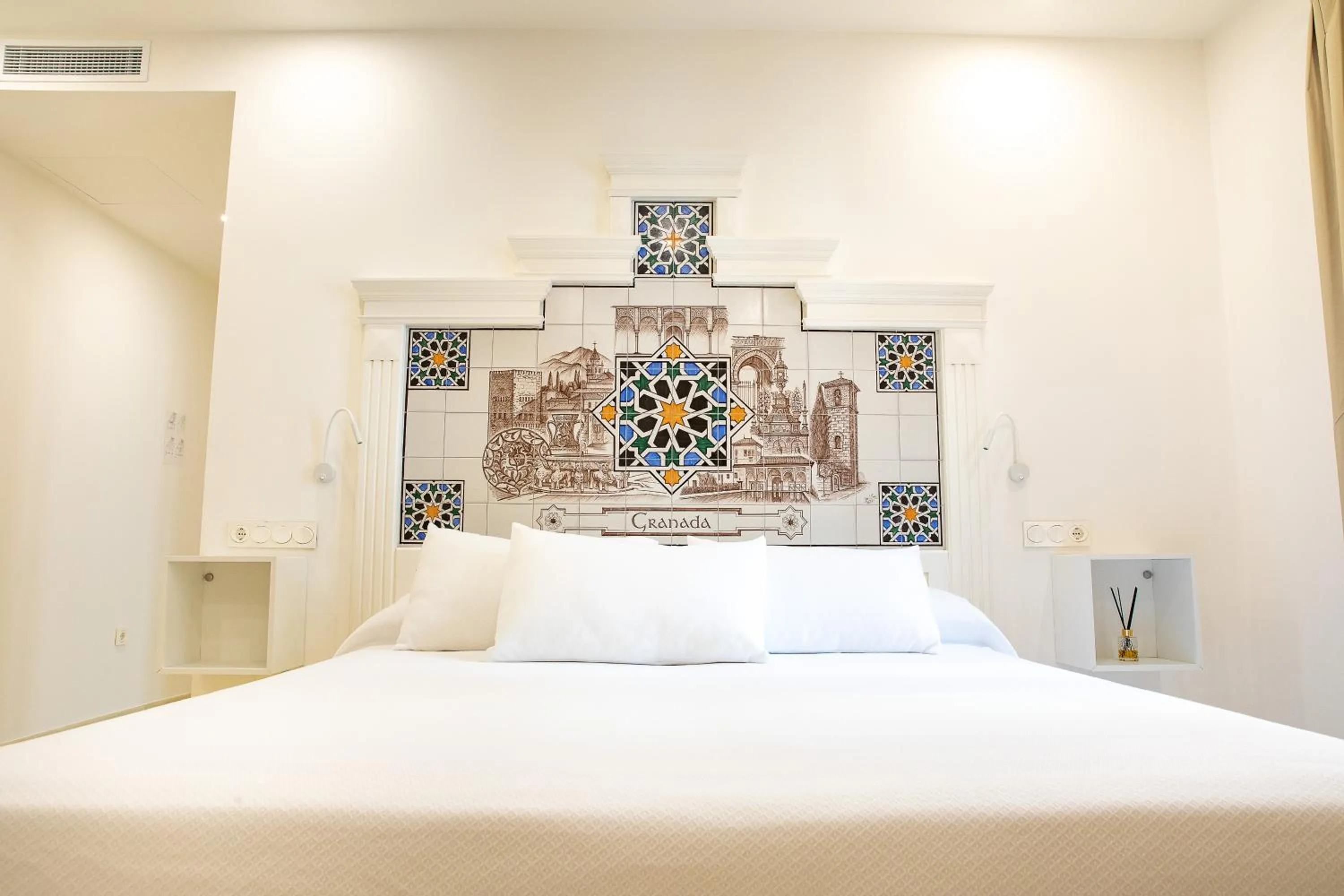 Bed in Posada Boutique El Gallo Morón