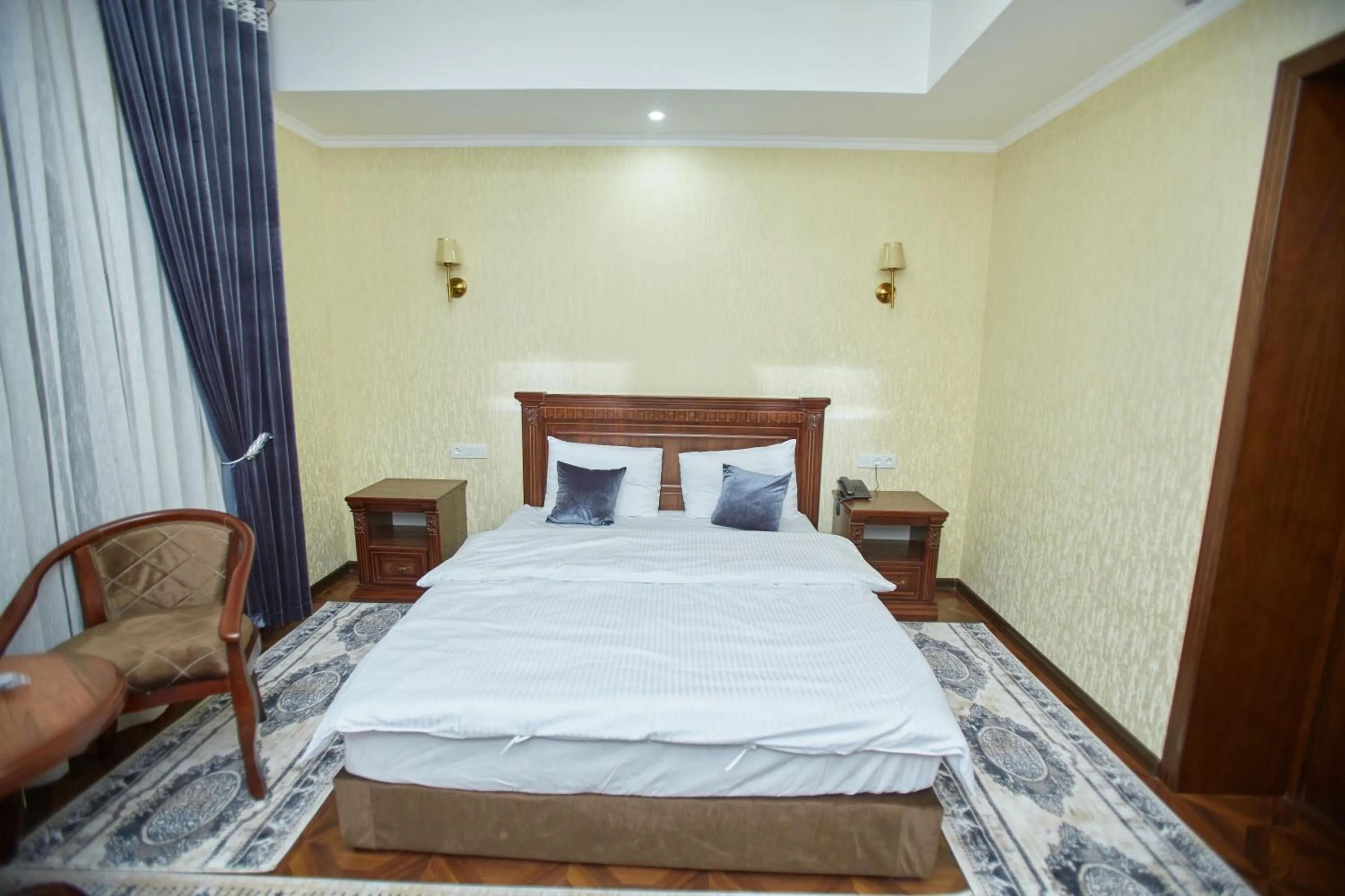 Bed in Shahdil Hotel and Spa