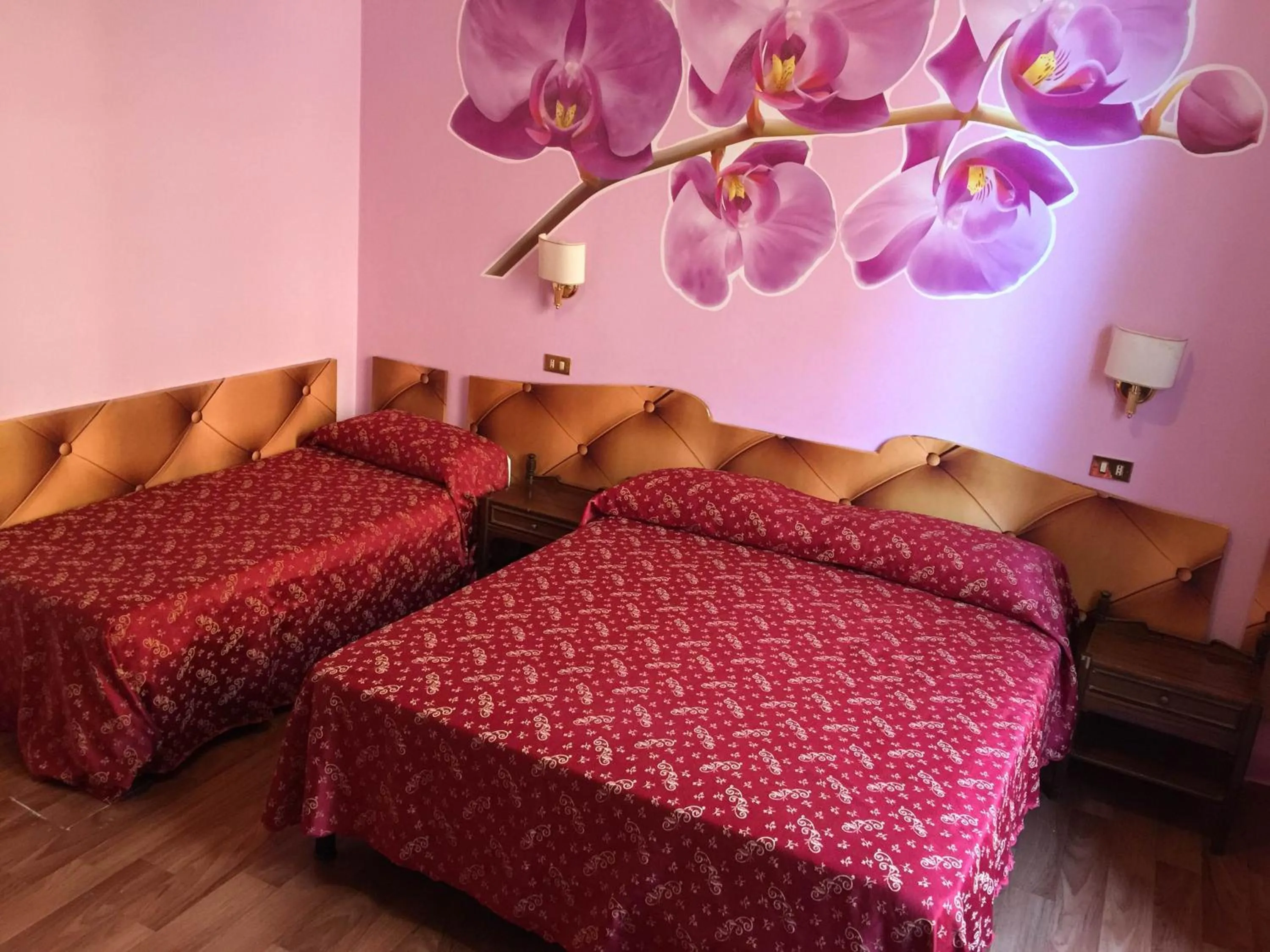 Bedroom, Bed in Hotel Gabriele