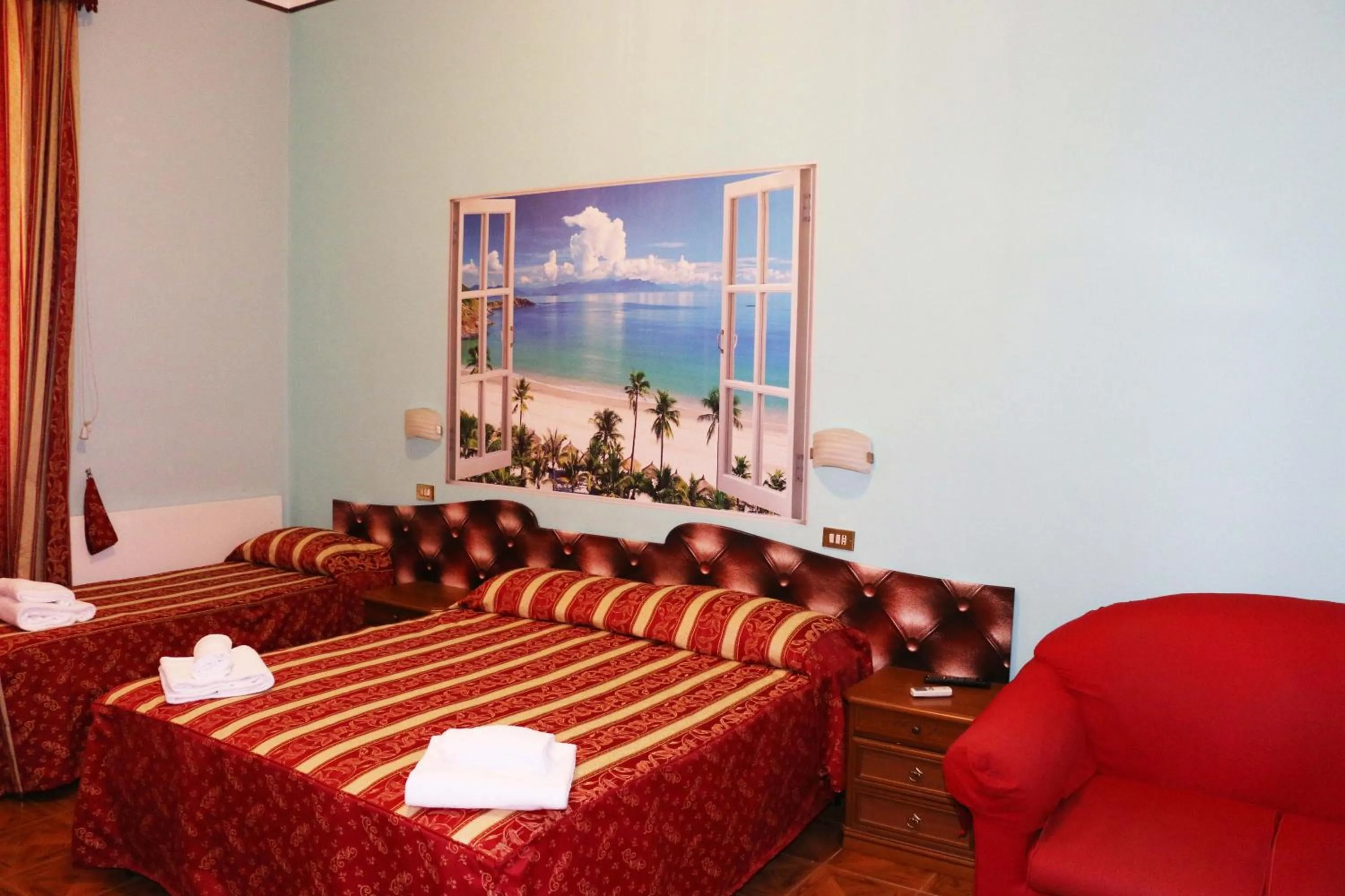 Bedroom, Bed in Hotel Gabriele