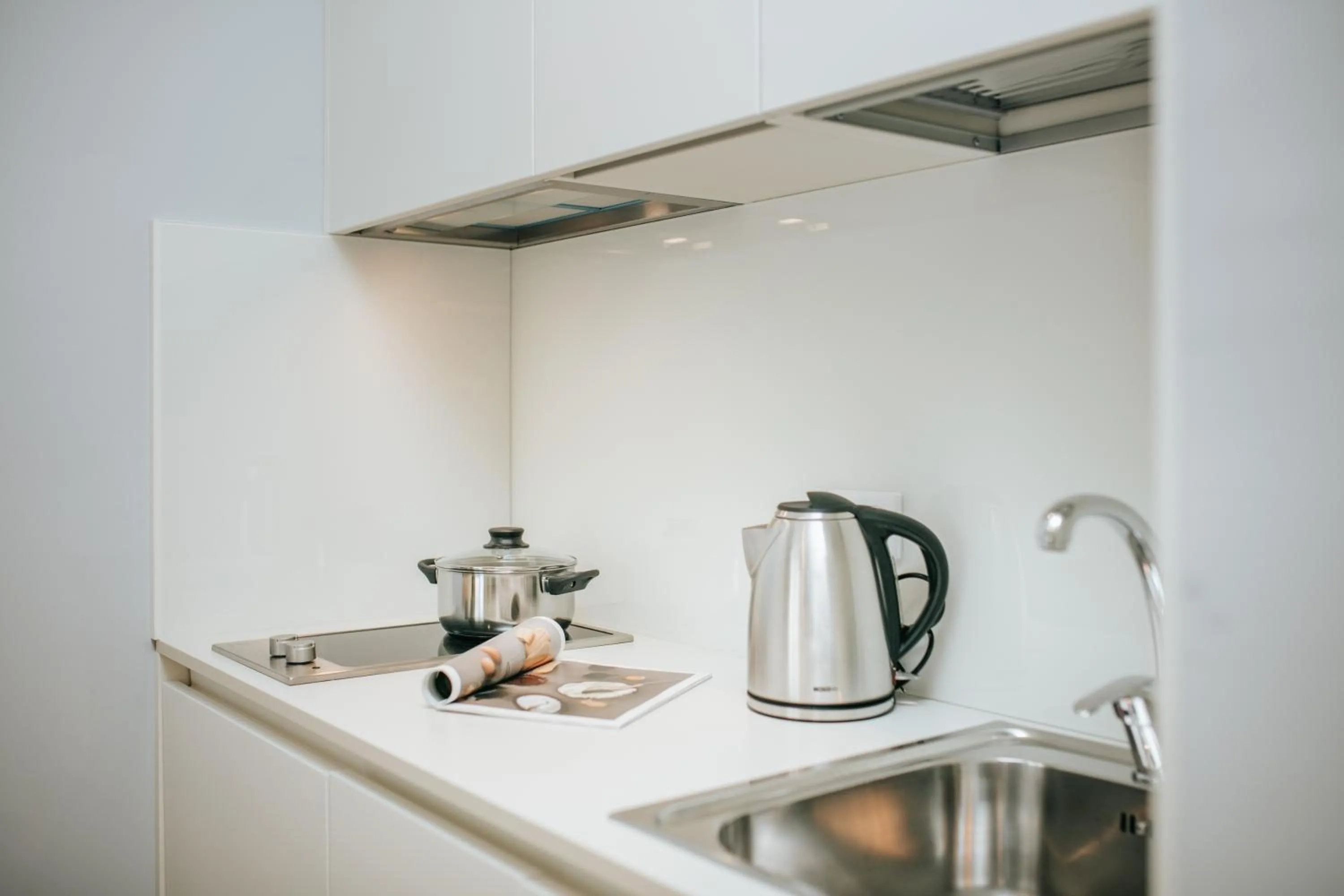 Kitchen or kitchenette in Aparthotel Touring