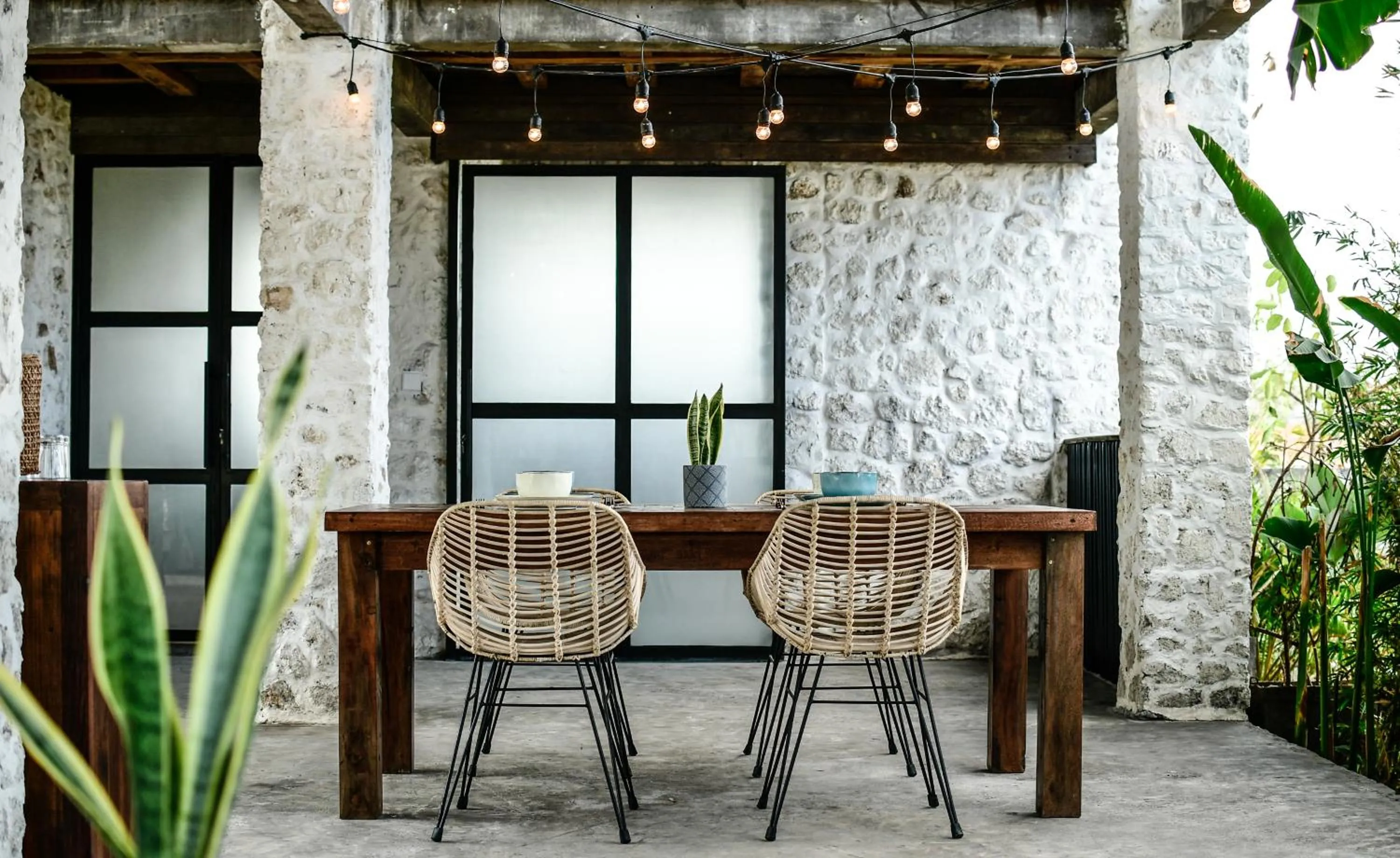 Dining area in Salty Breeze Bali