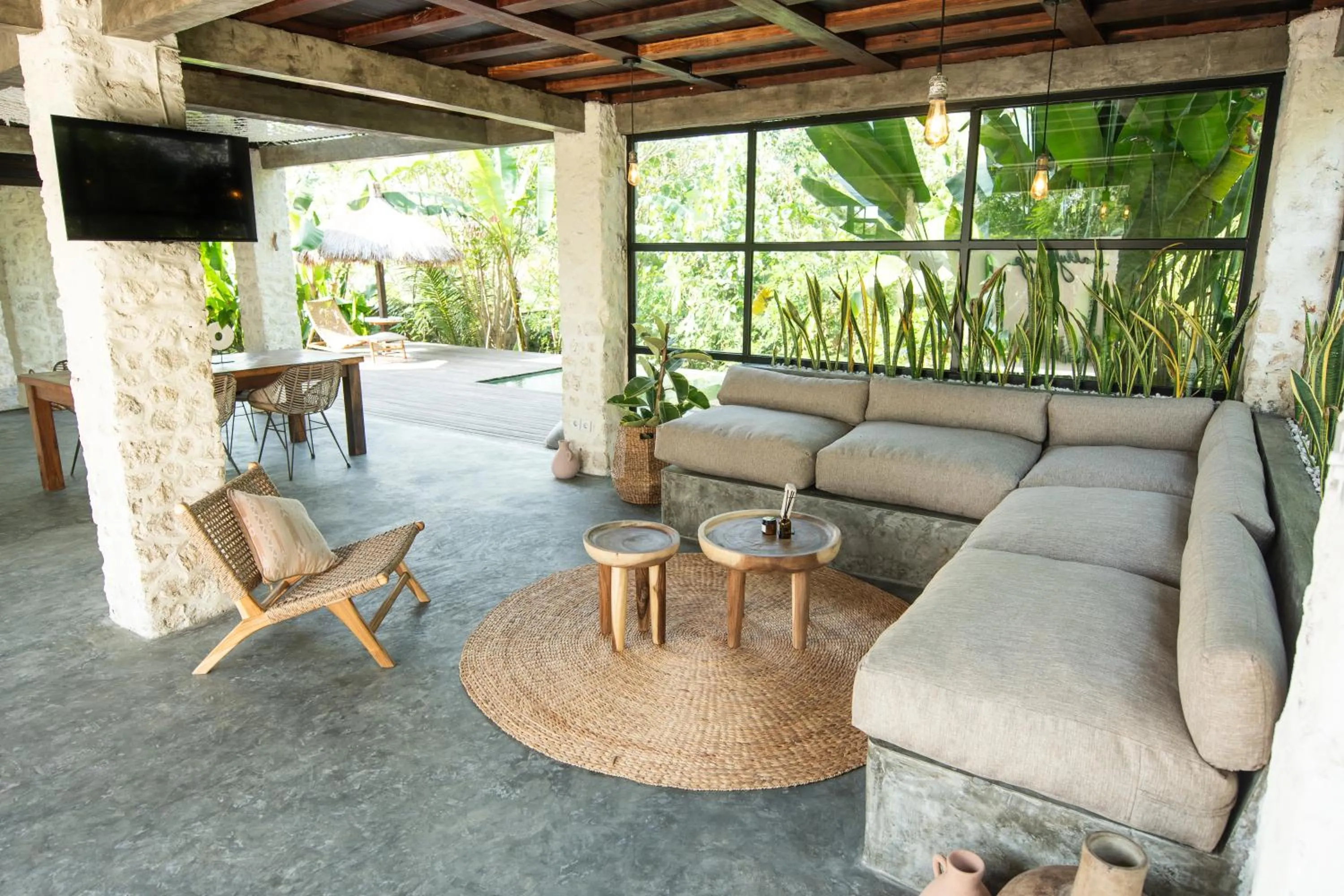 Living room in Salty Breeze Bali