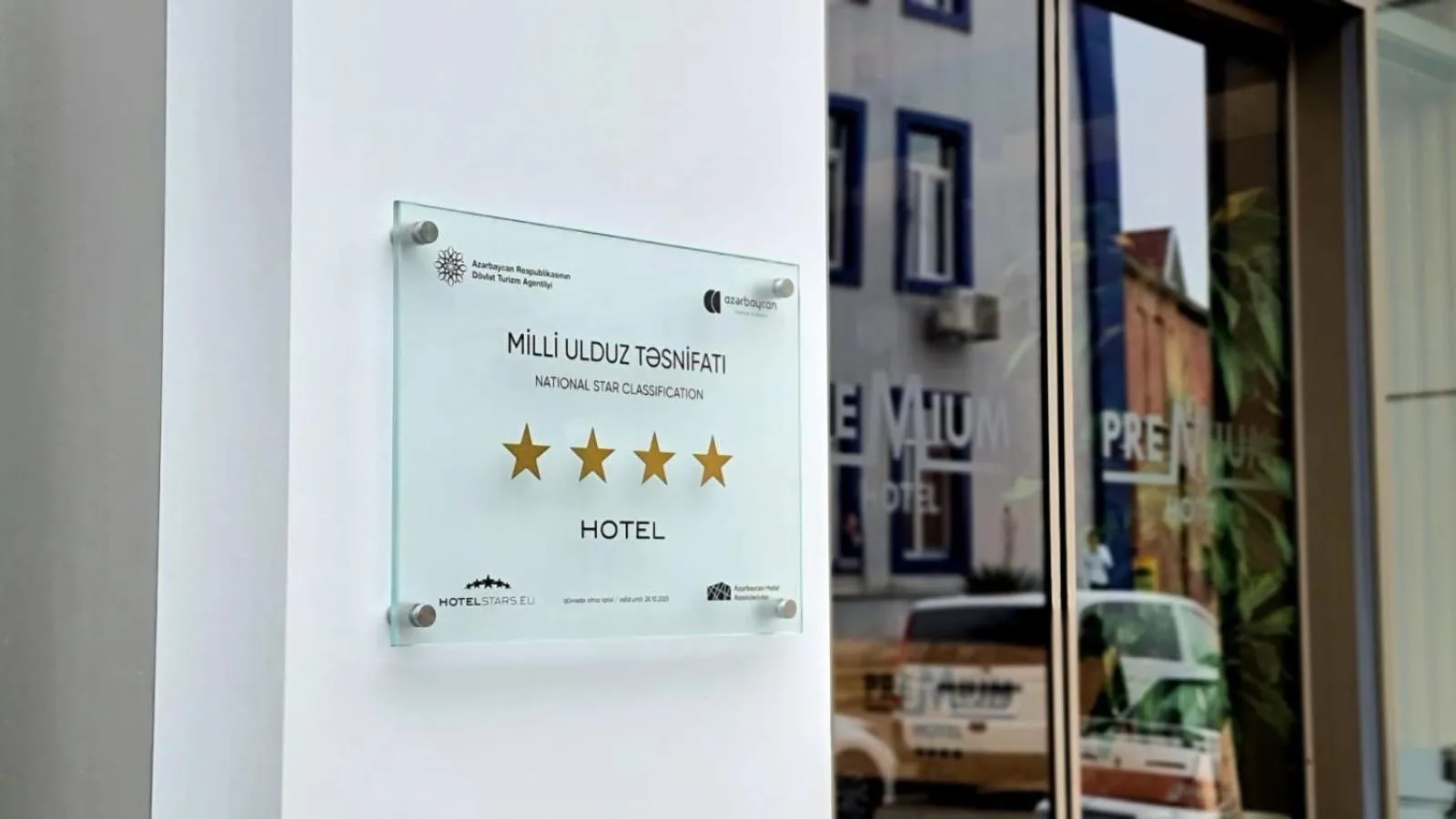 Property building in Premium Hotel Ganja