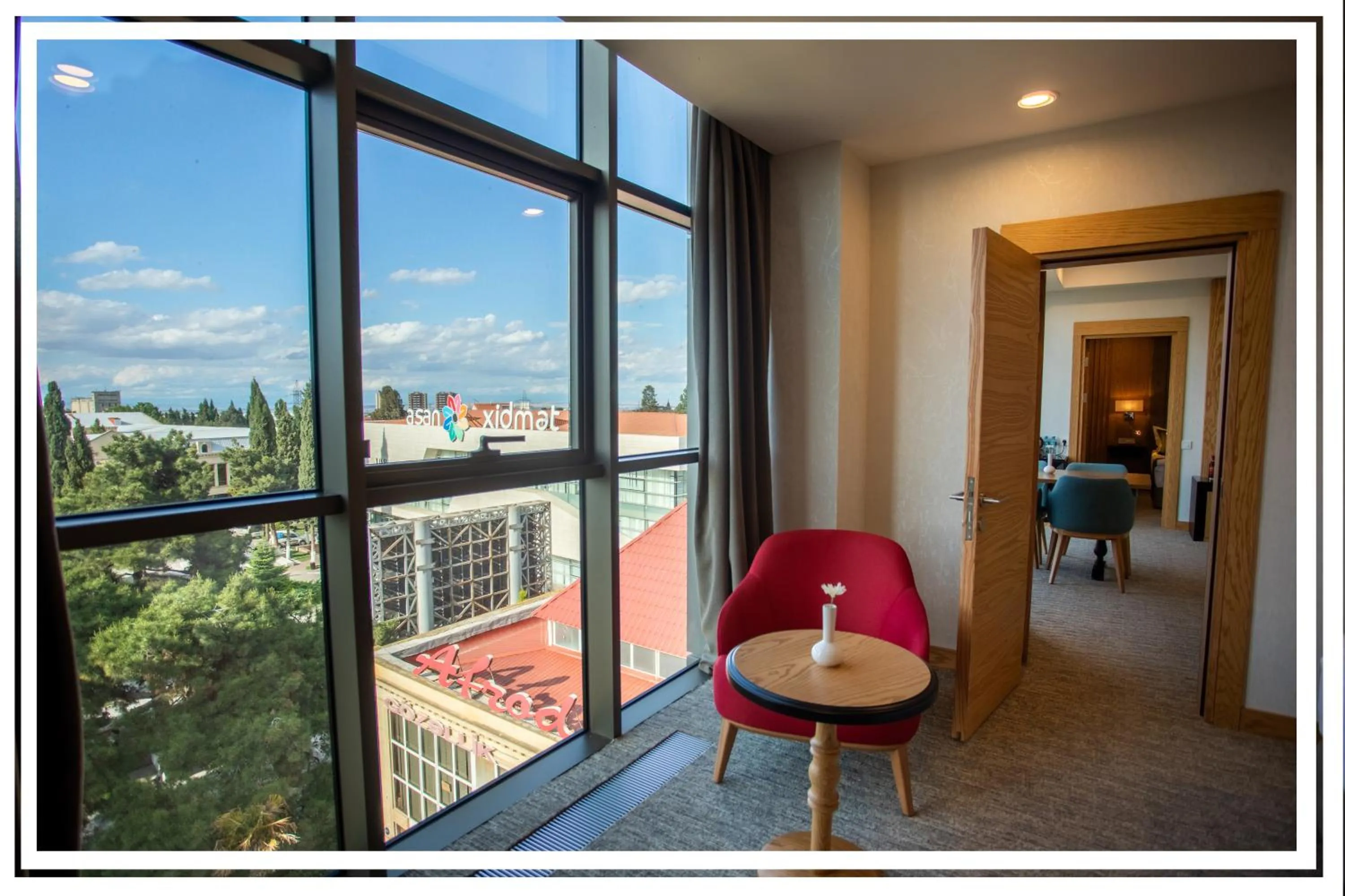 City view in Premium Hotel Ganja