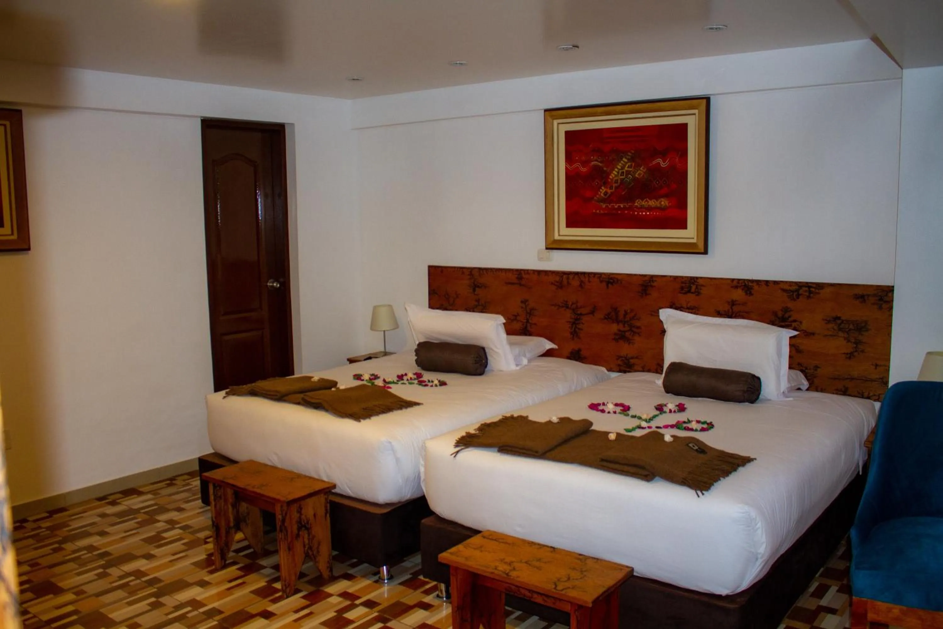 Bed in Hotel Tara Machupicchu