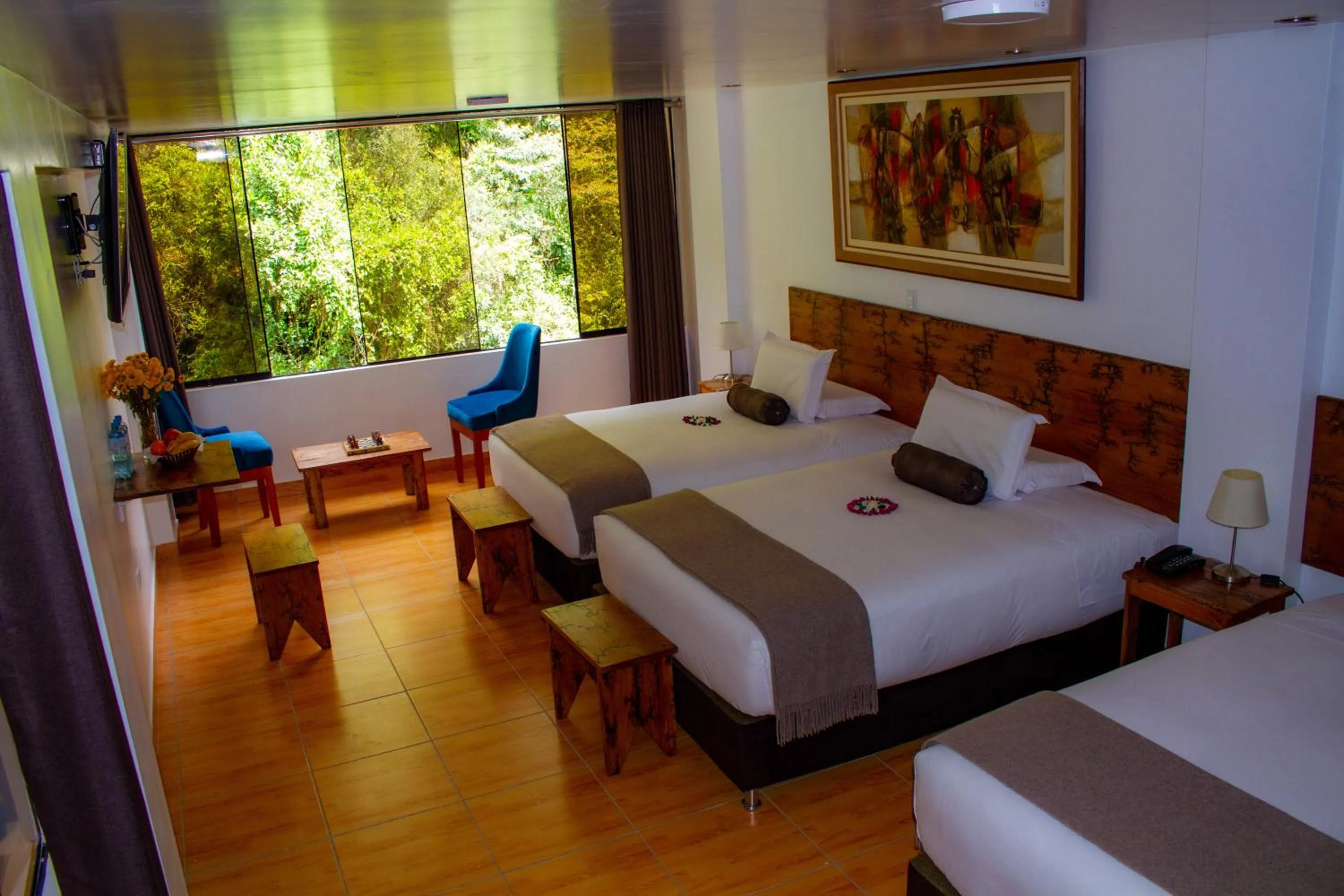 Photo of the whole room, Bed in Hotel Tara Machupicchu