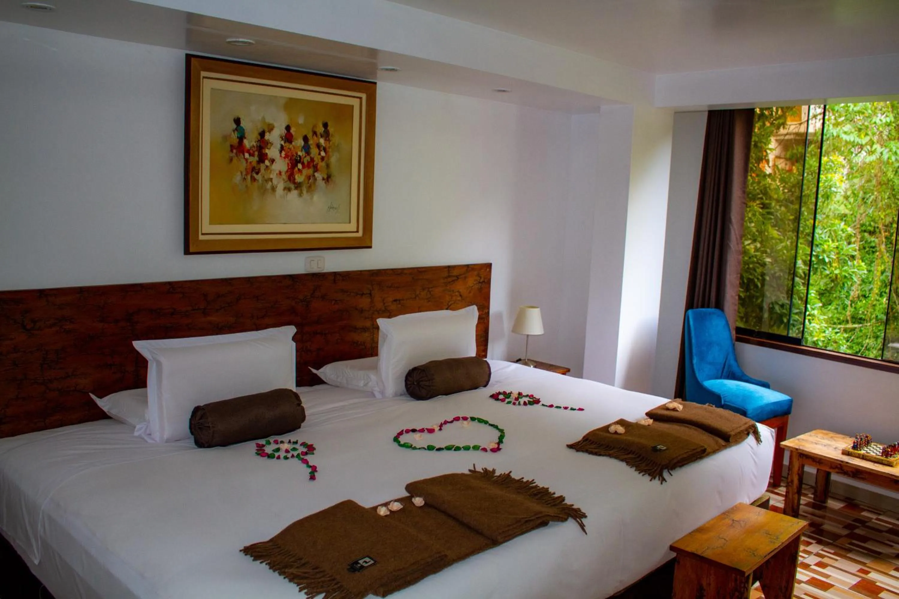 Photo of the whole room, Bed in Hotel Tara Machupicchu