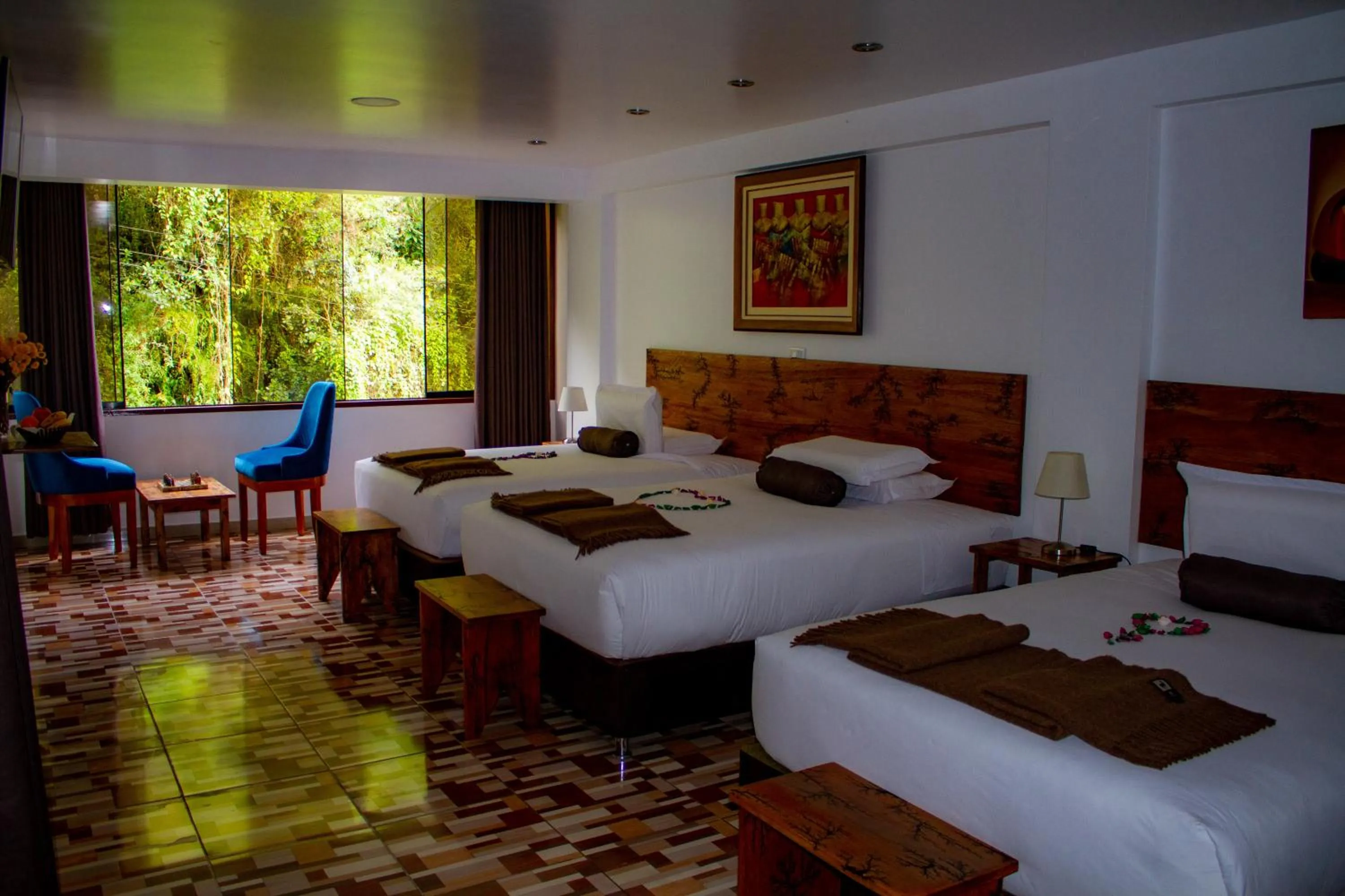 Photo of the whole room, Bed in Hotel Tara Machupicchu