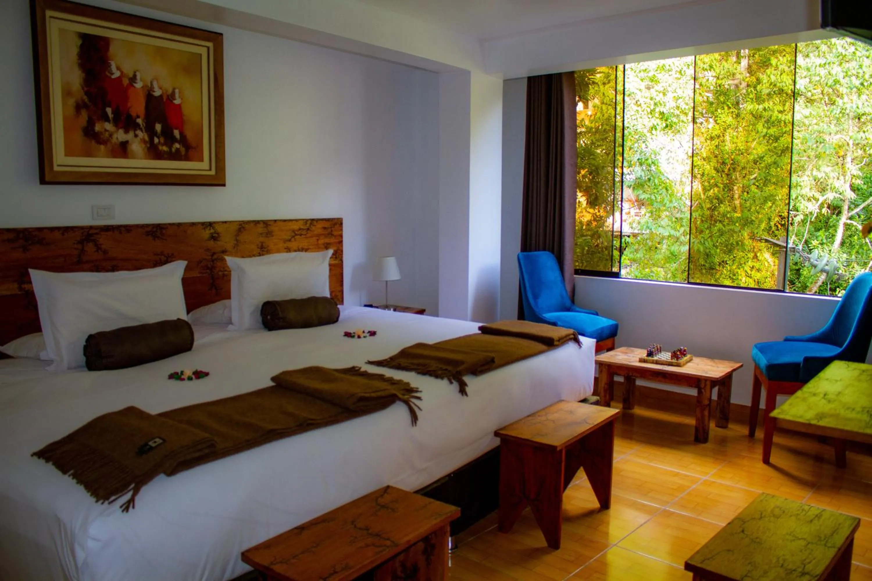 Photo of the whole room, Bed in Hotel Tara Machupicchu