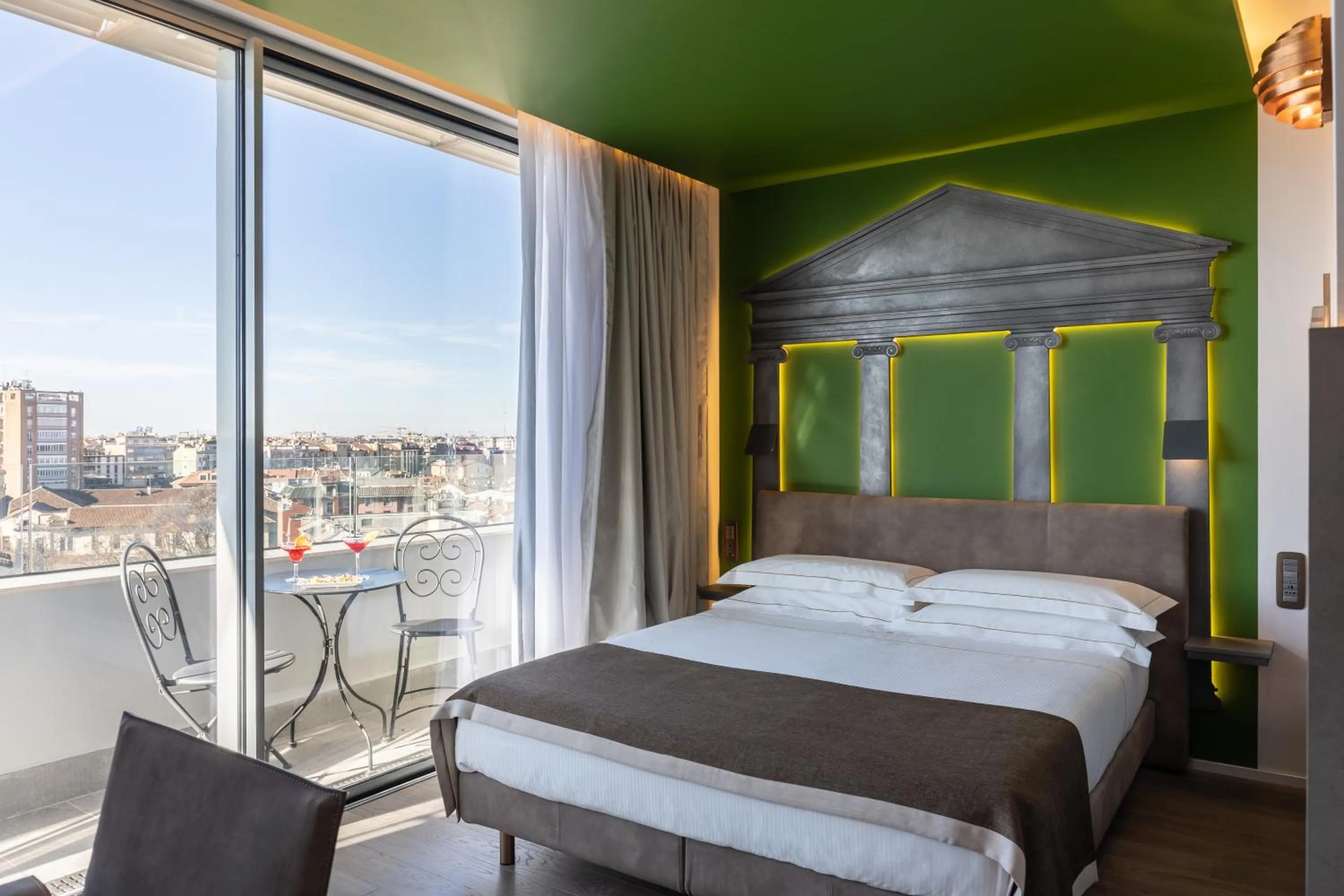 Bed in Hotel Ariston