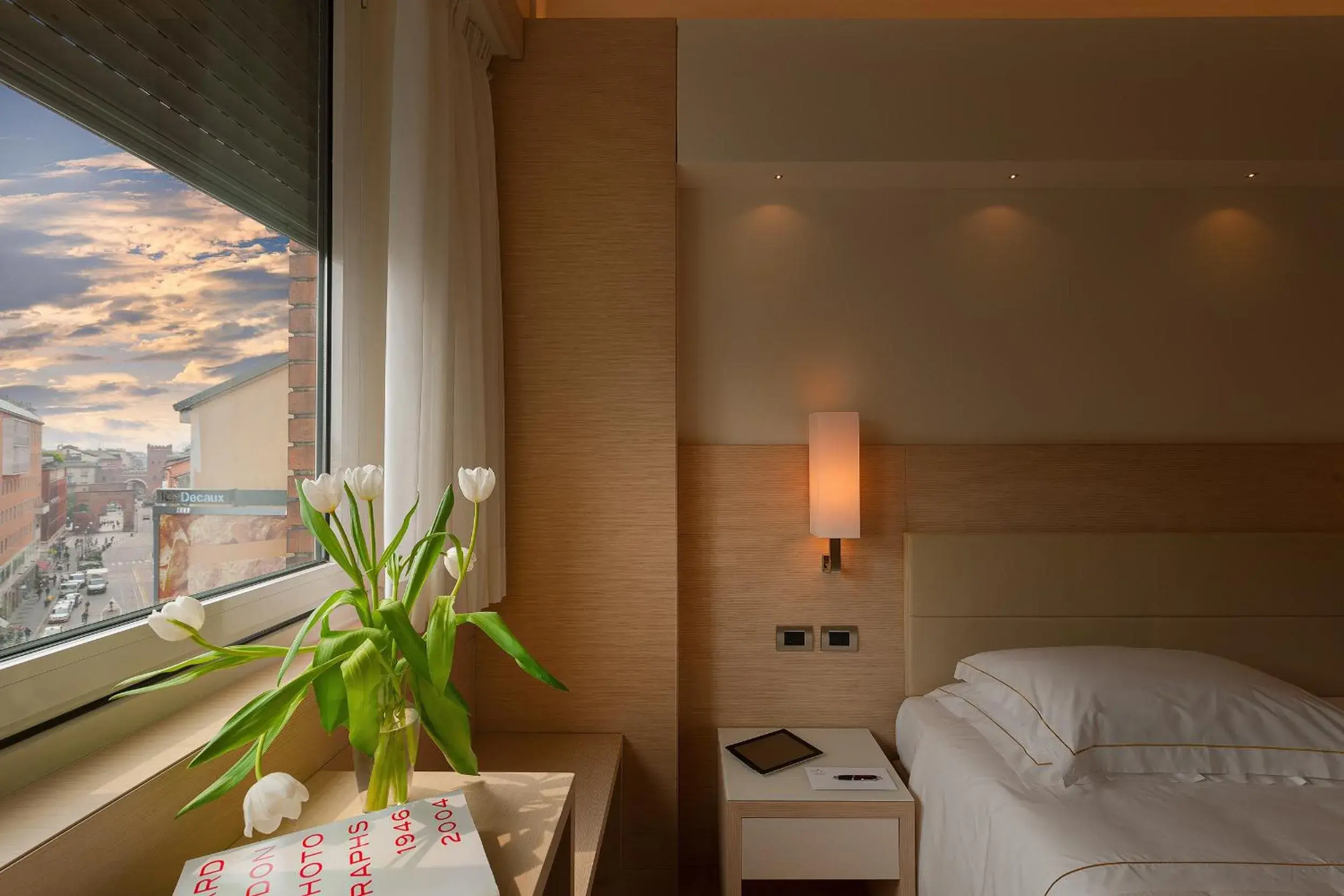 Decorative detail, Bed in Hotel Ariston Decorative detail, Bed in Hotel Ariston