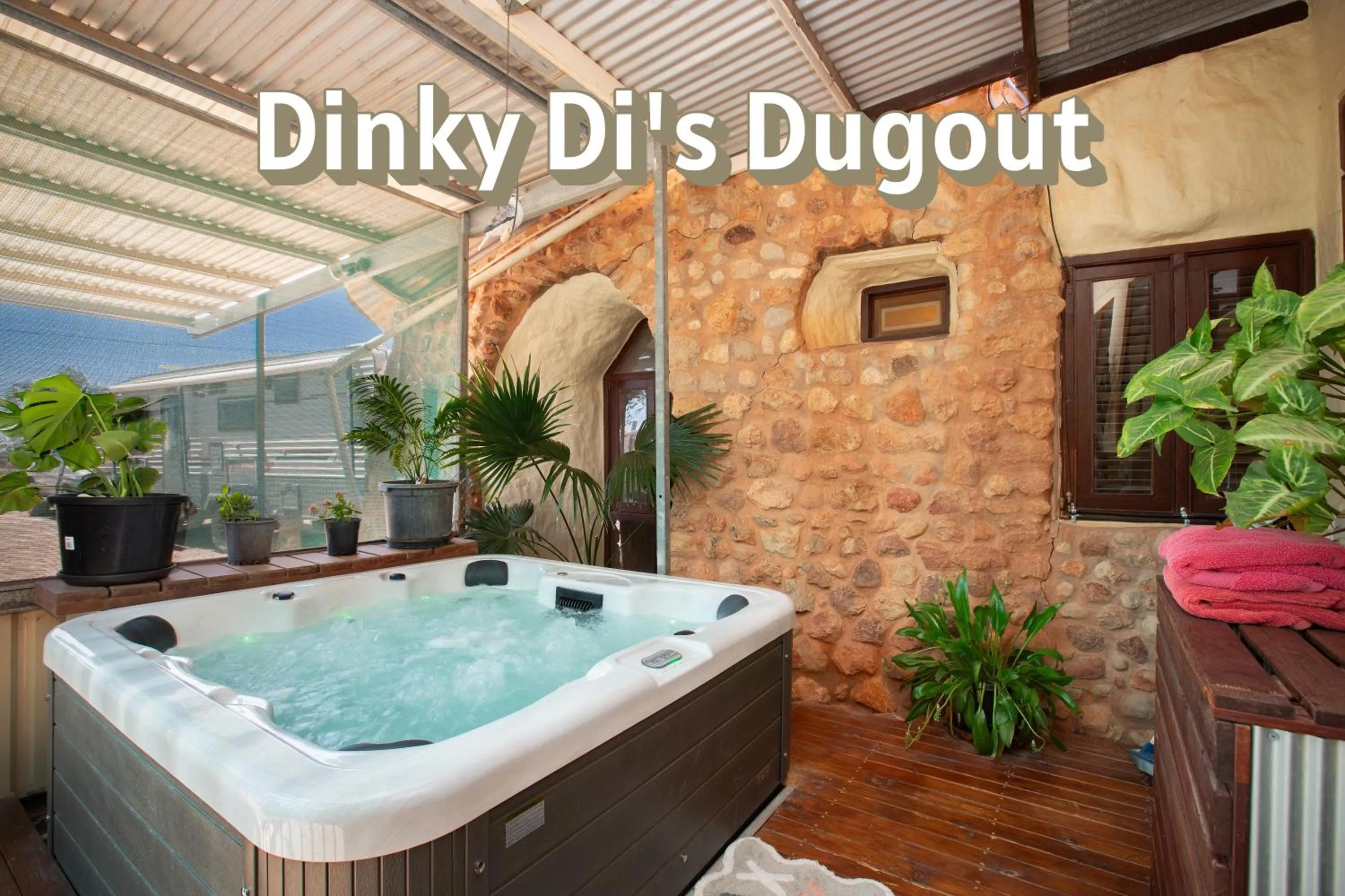 Patio in Di's Dugouts