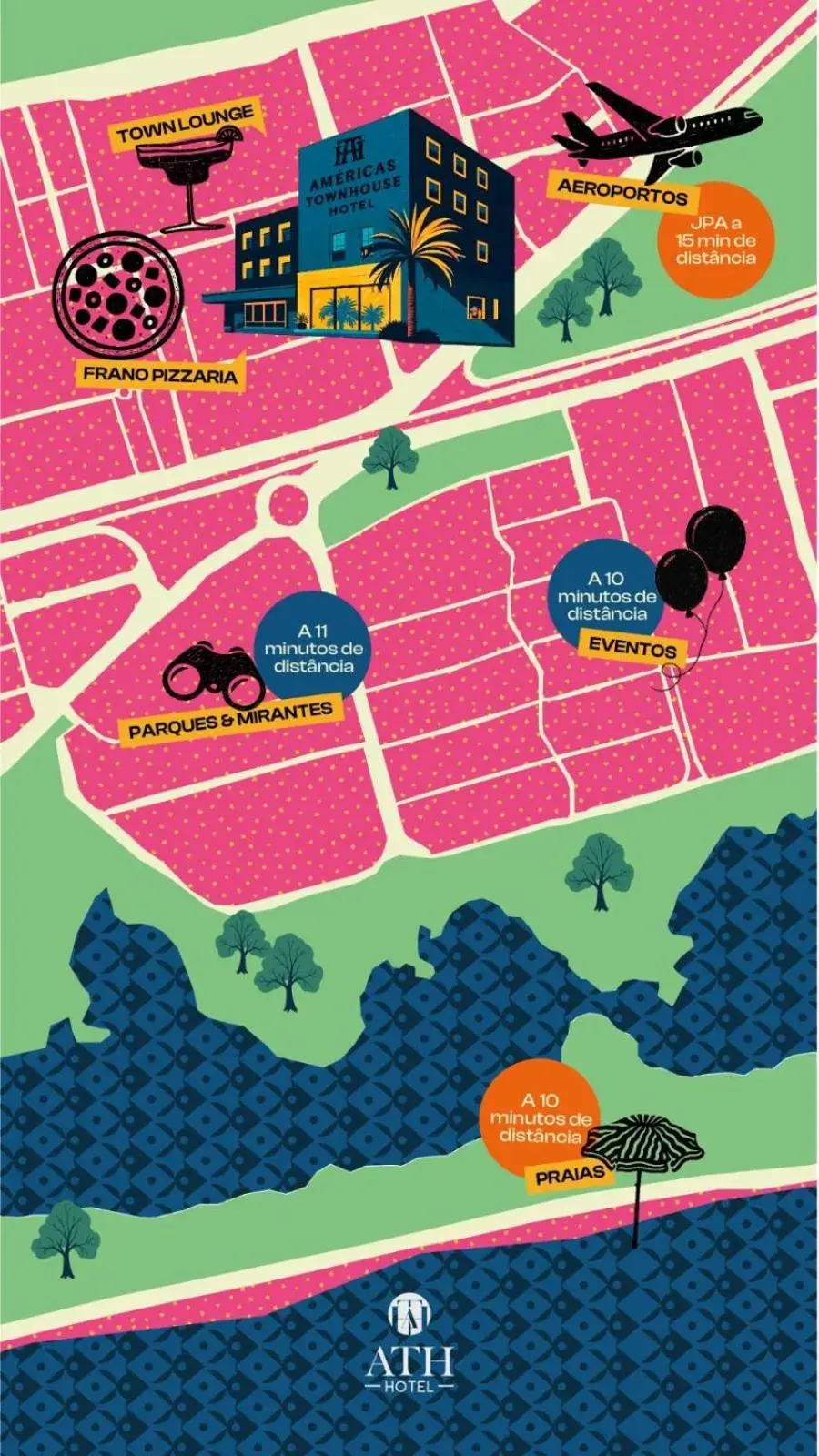 Property building in ATH Hotel - Américas Townhouse Property building in ATH Hotel - Américas Townhouse