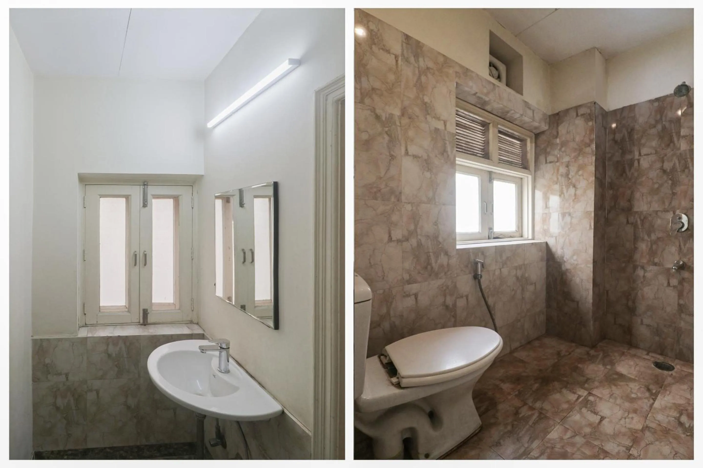 Bathroom in Capital O Crown Inn Near Appu Ghar