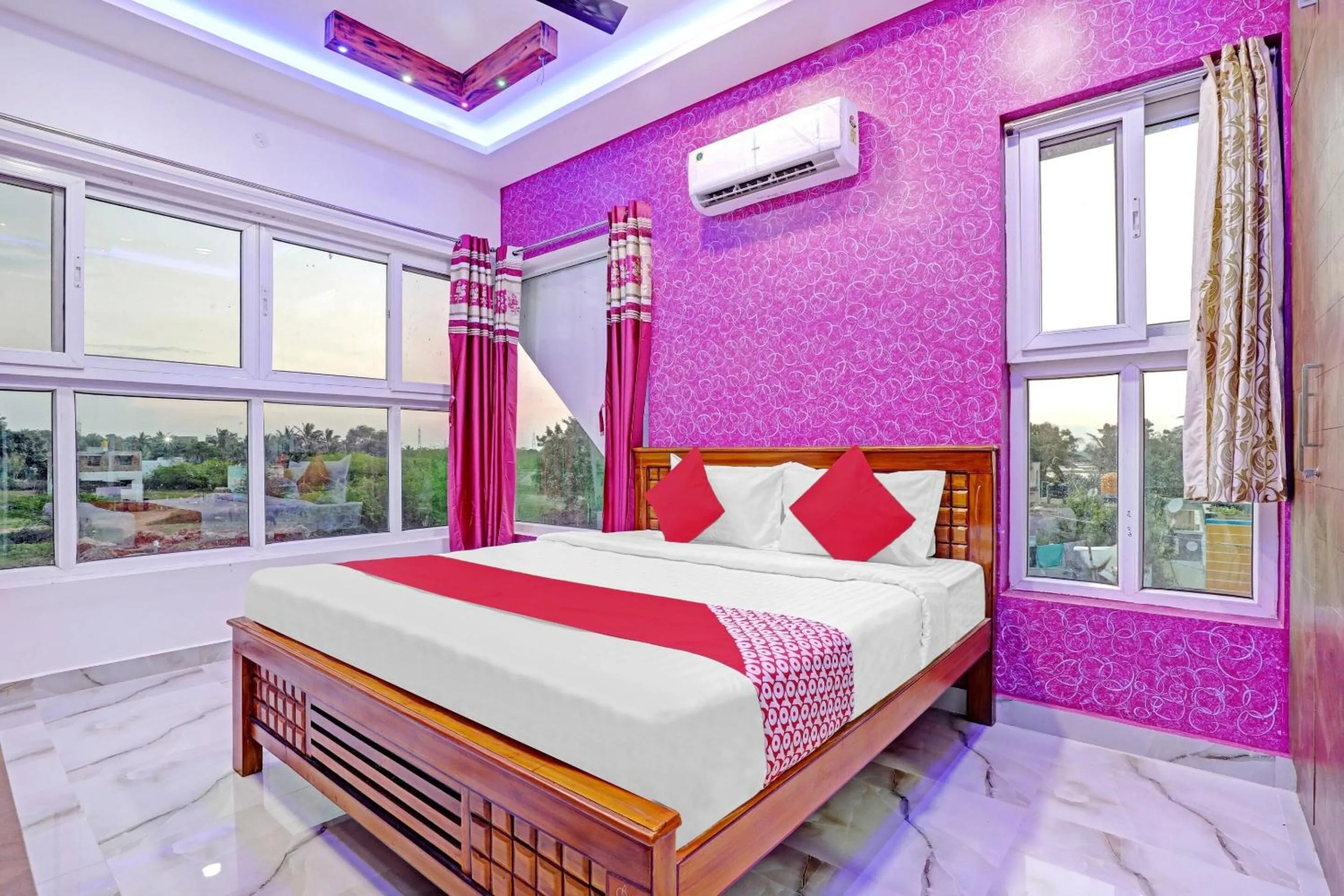 Bedroom in Hotel O Lake View Resort
